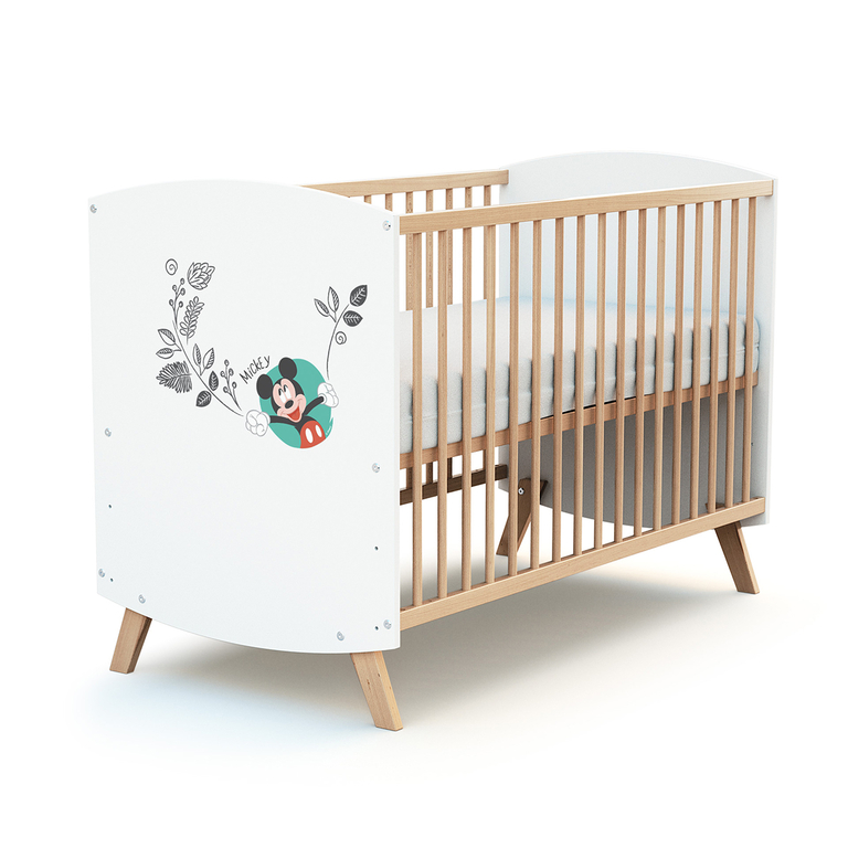 Barrière de lit bébé 120cm hêtre verni FESTIVE