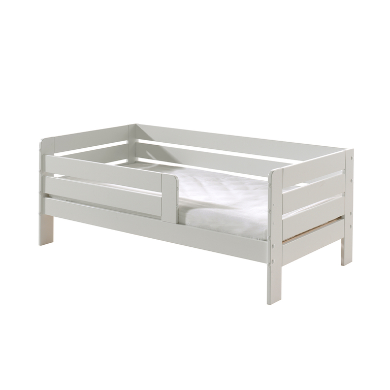 Lit 70x140 sommier inclus Vipack Ted - Blanc