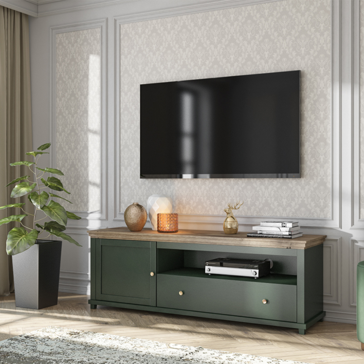 martin_24ZRJU40_meuble_tv_1_porte_1_tiroir_181_cm_vert_bois_4