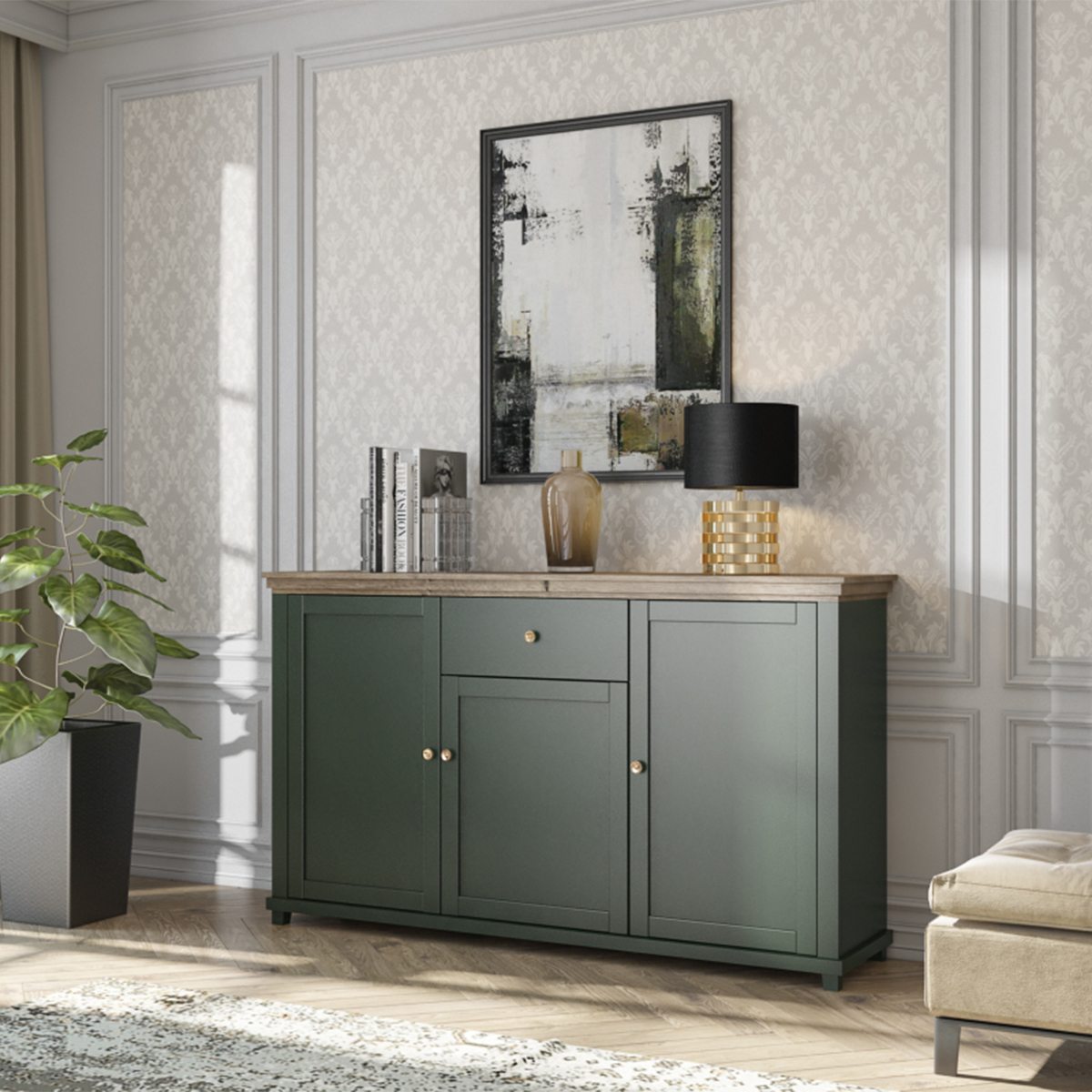 martin_24ZRJU47_buffet_3_portes_1_tiroir_vert_bois_4