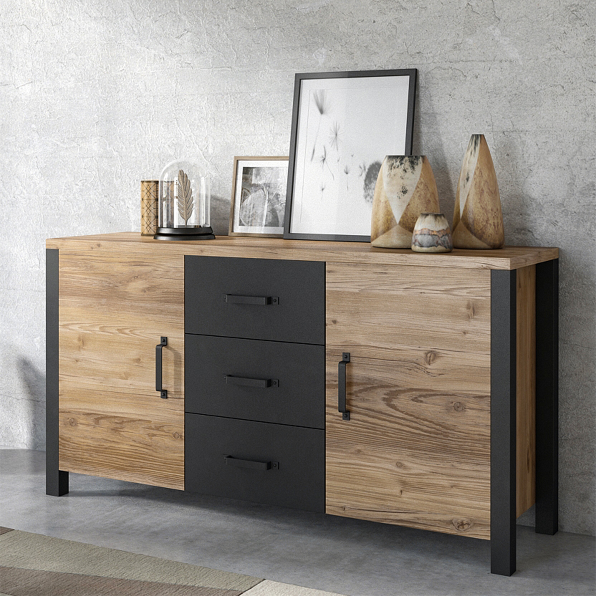 lyam_24ABJC26_buffet_2_portes_3_tiroirs_bois_noir_4