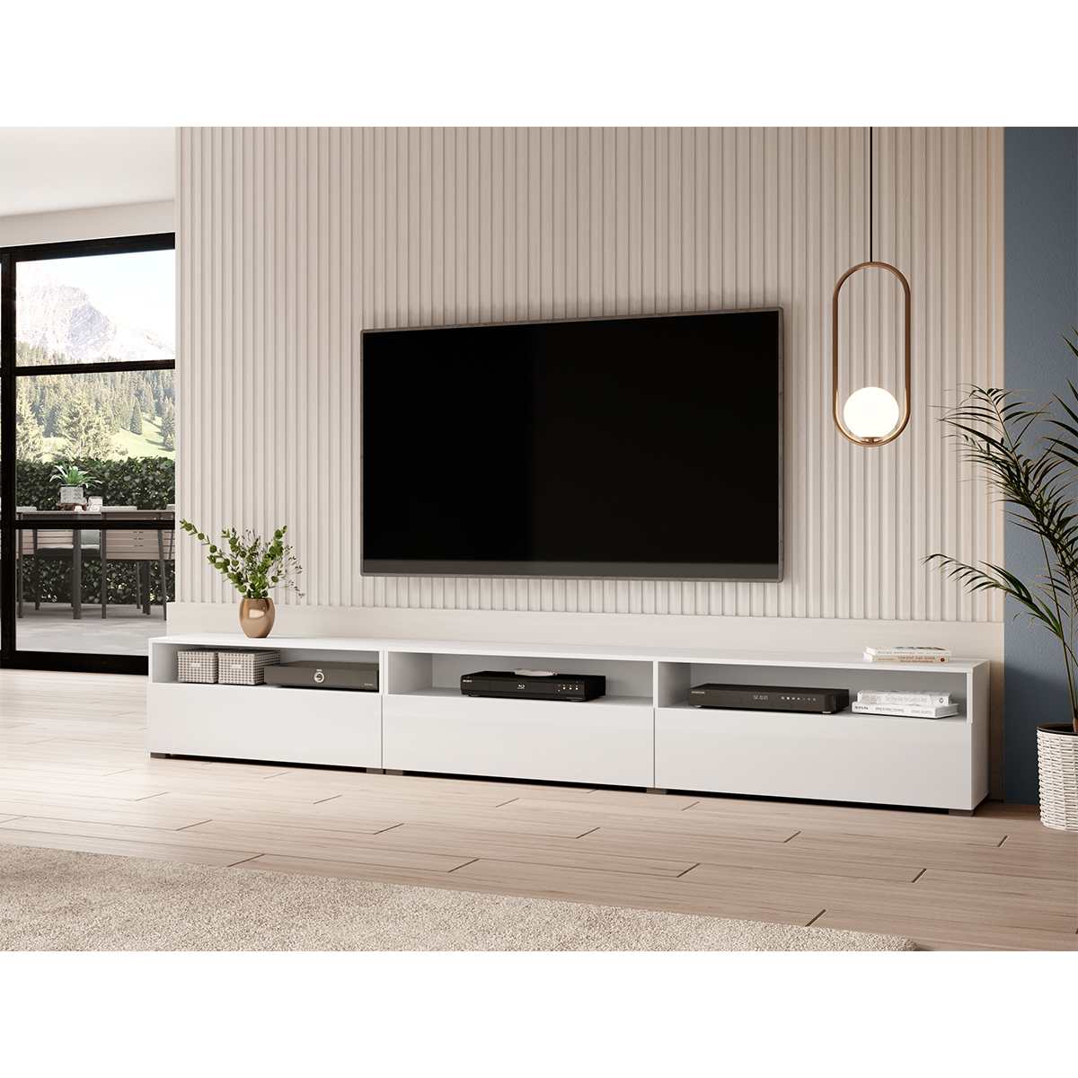 sloan_2497BM40_meuble_tv_1_tiroir_270cm_blanc_4