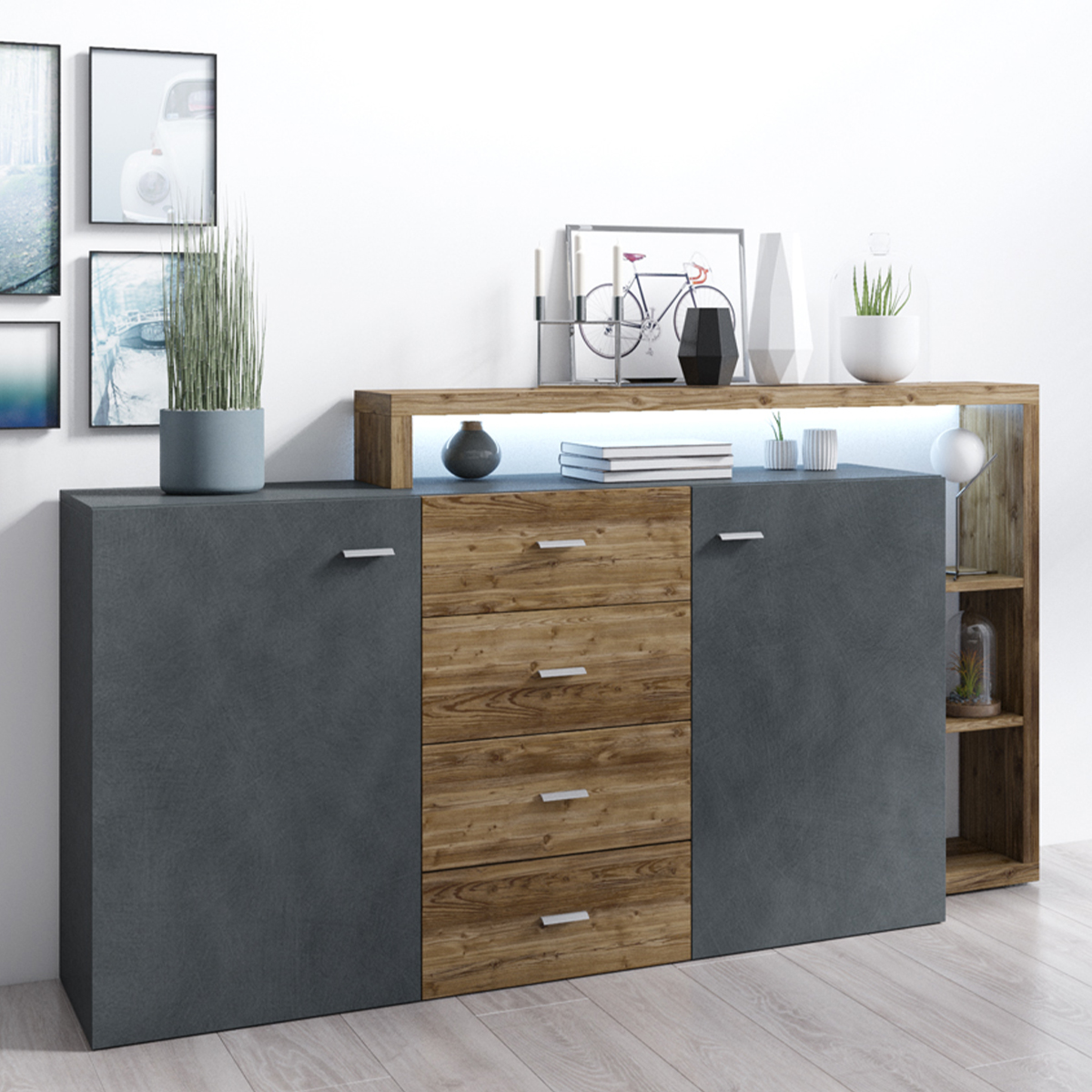 ilyes_24AHFG27_buffet 2 portes 4 tiroirs_bois_gris_beton_4