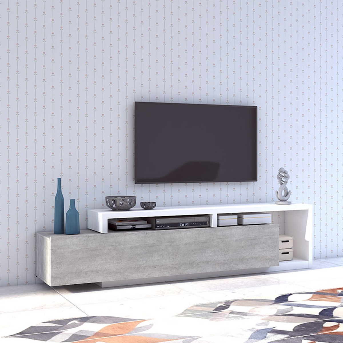 ilyes_2484FG40_meuble_tv_1_tiroir_219cm_blanc_beton_4