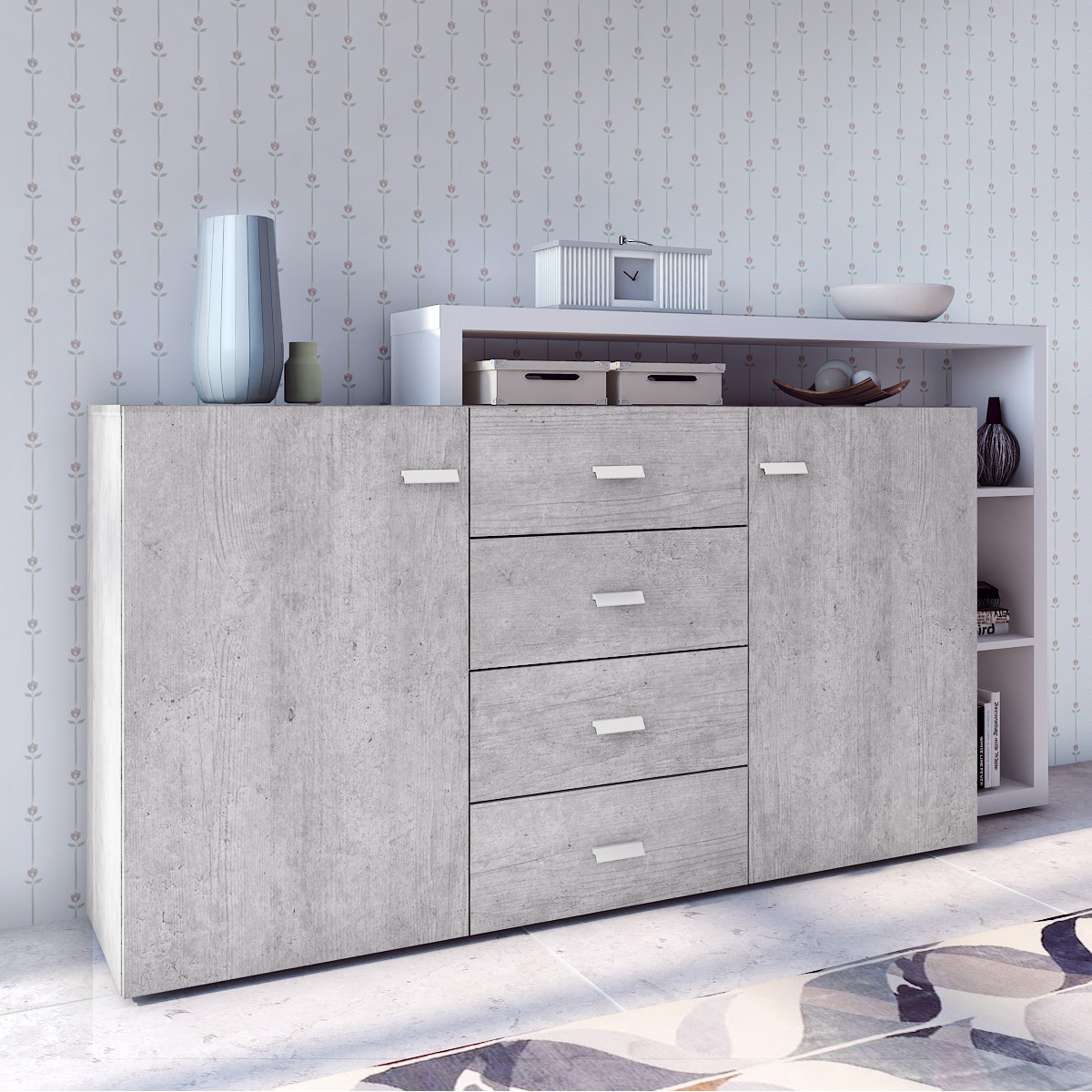 ilyes_2484FG27_buffet_2_portes_4_tiroirs_blanc_beton_3