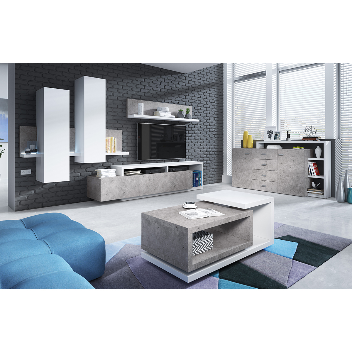 ilyes_2484FG27_buffet_2_portes_4_tiroirs_blanc_beton_5