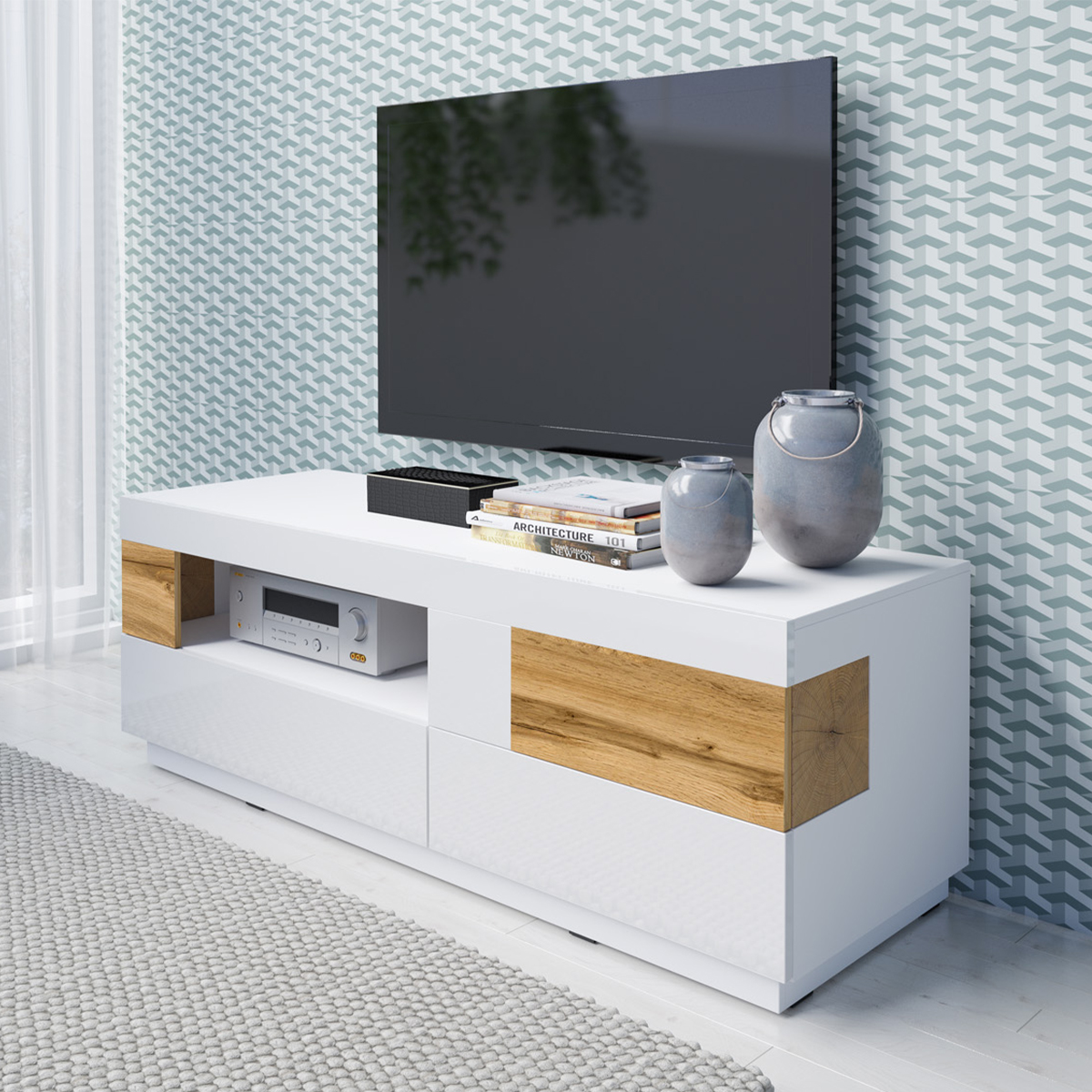 andrea_247JGY41_meuble_tv_1_porte_2_tiroirs_160cm_bois_blanc_3