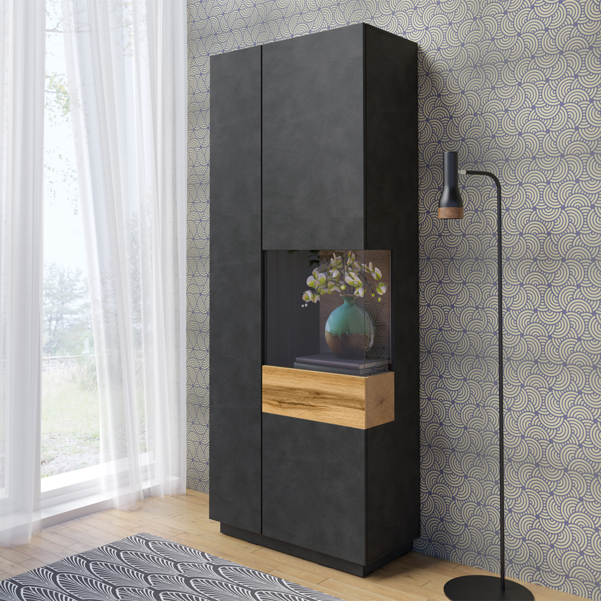 andrea_2484GY13_vitrine_2_portes_ouverture_droite_bois_gris_3