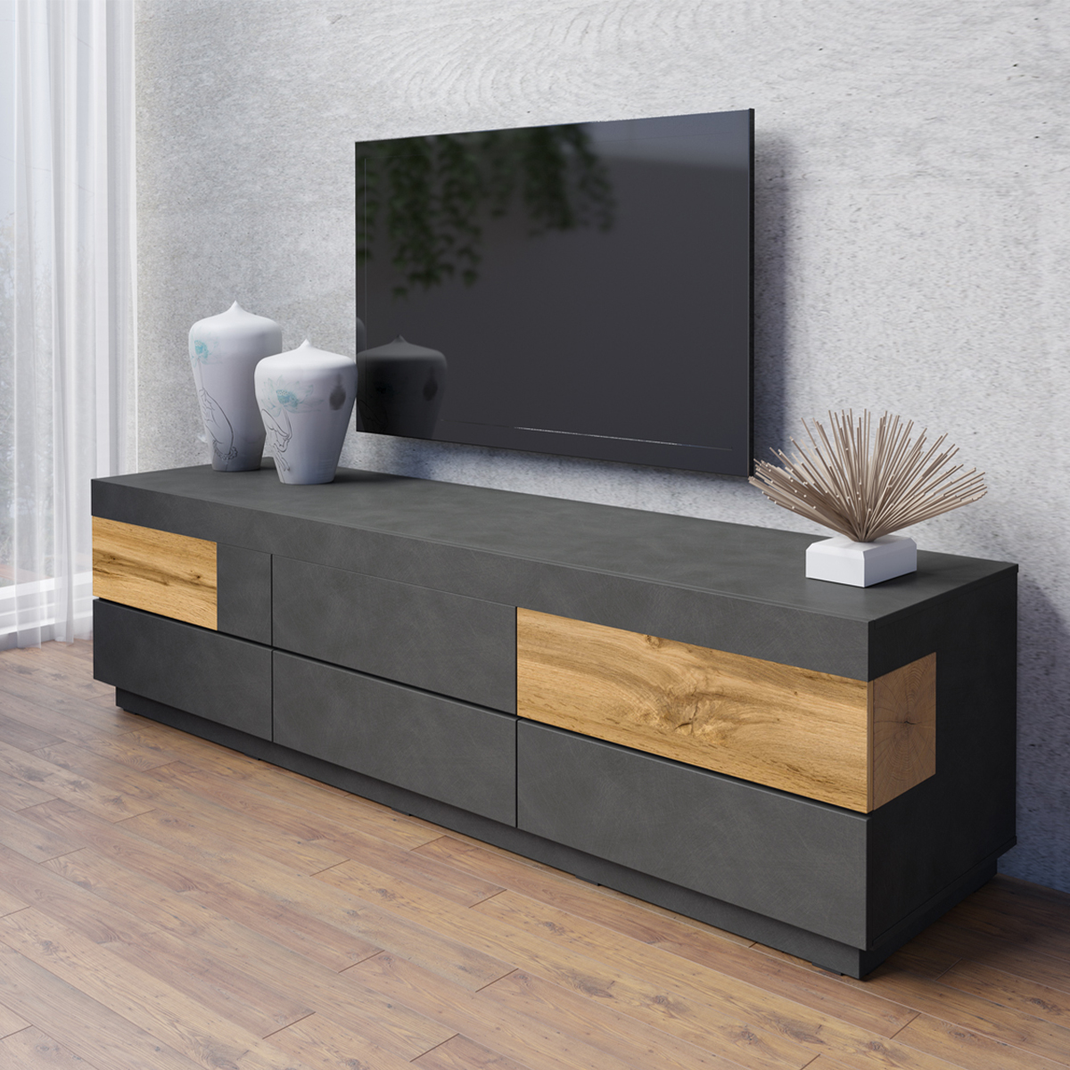andrea_2484GY40_meuble_tv_6_tiroirs_206cm_bois_gris_3