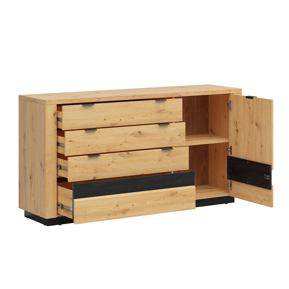 petits-meubles-glenn-S467-KOM1D4S-DASN_CABL-buffet-4-tiroirs-1-porte_3