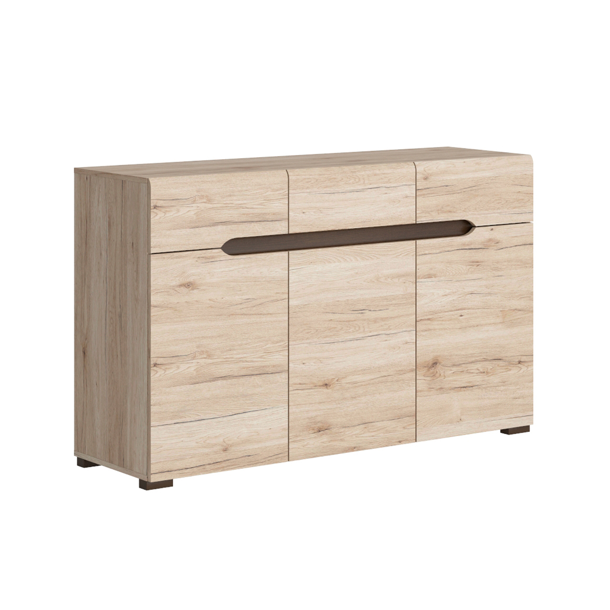 Buffet 3 portes 3 tiroirs Rico Bois