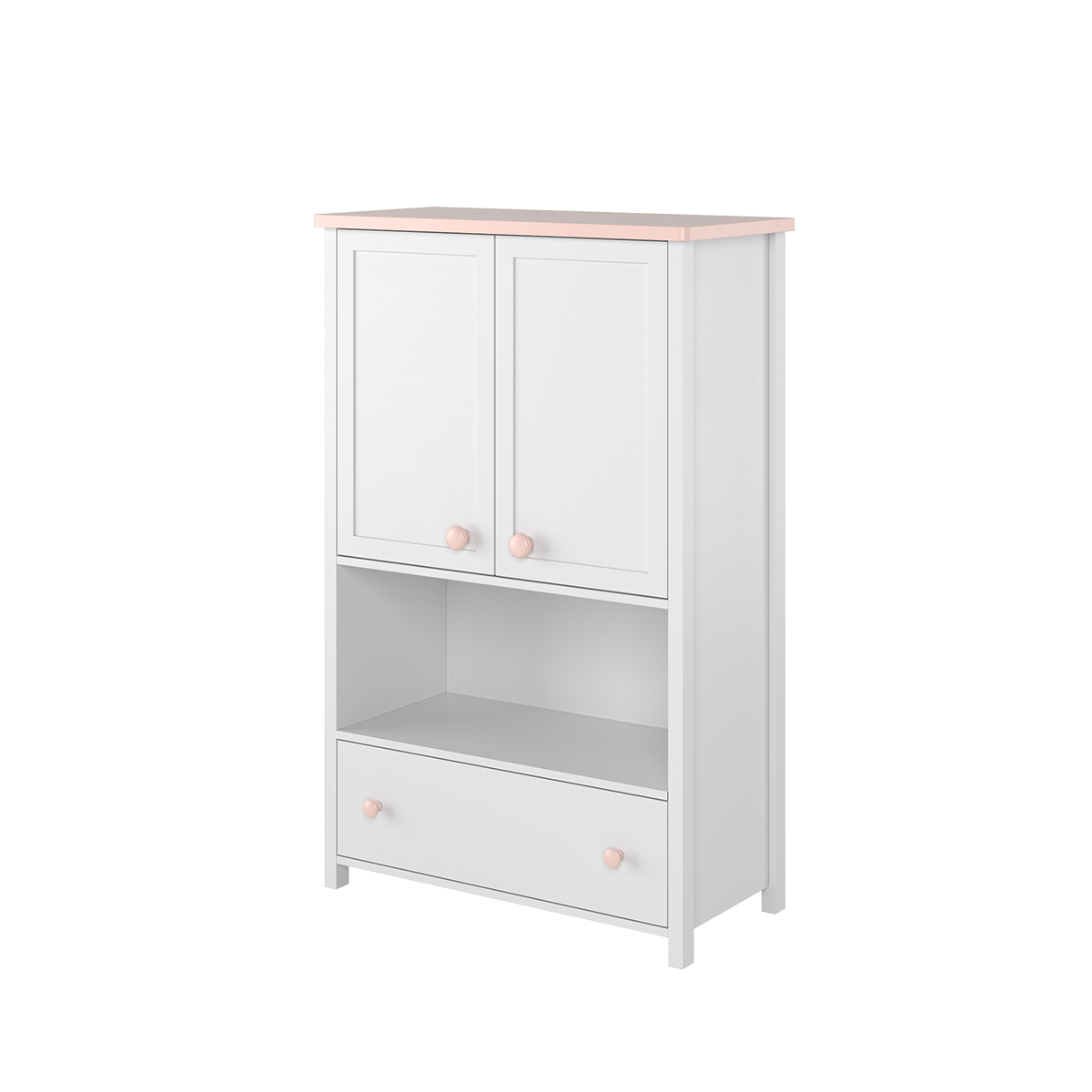 petits-meubles-alissa-LN11BR-armoire-basse-2-portes-1-tiroir-blanc-rose-01