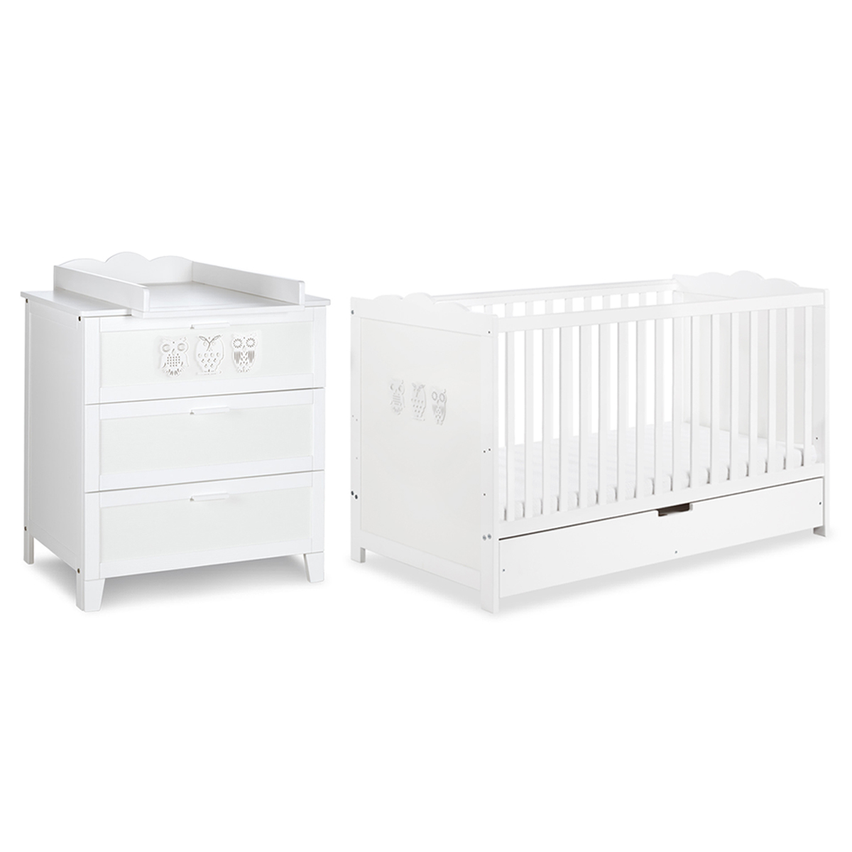 Lit Bebe 60x1 Et Commode Avec Plan A Langer Klups Marsell Blanc Packs Bebe Lit Commode Petits Meubles Lit Bebe 60x1 Et Commode Avec Plan A Langer Klups Marsell Blanc Packs Bebe Lit Commode Petits Meubles