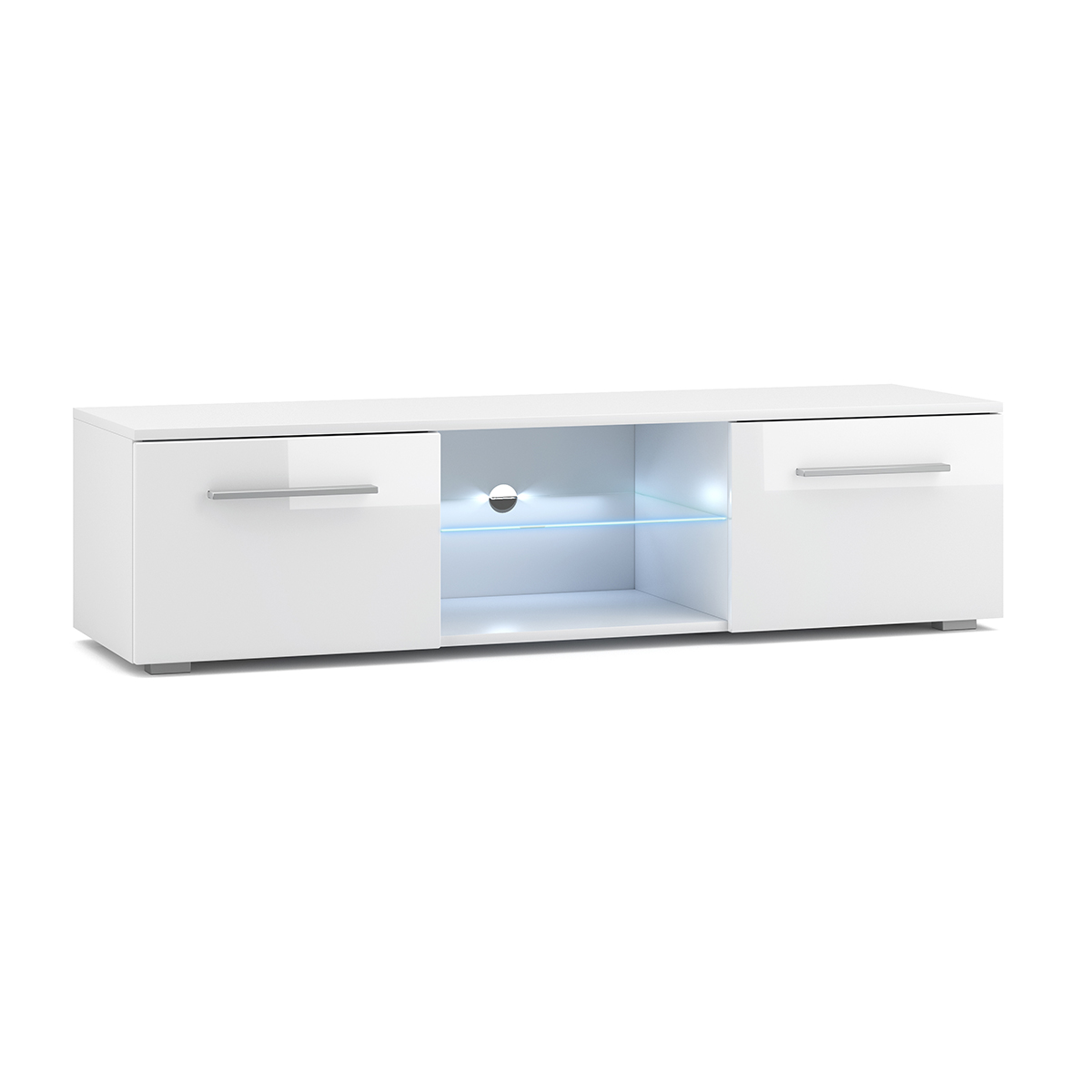Meuble Tv Blanc Led
