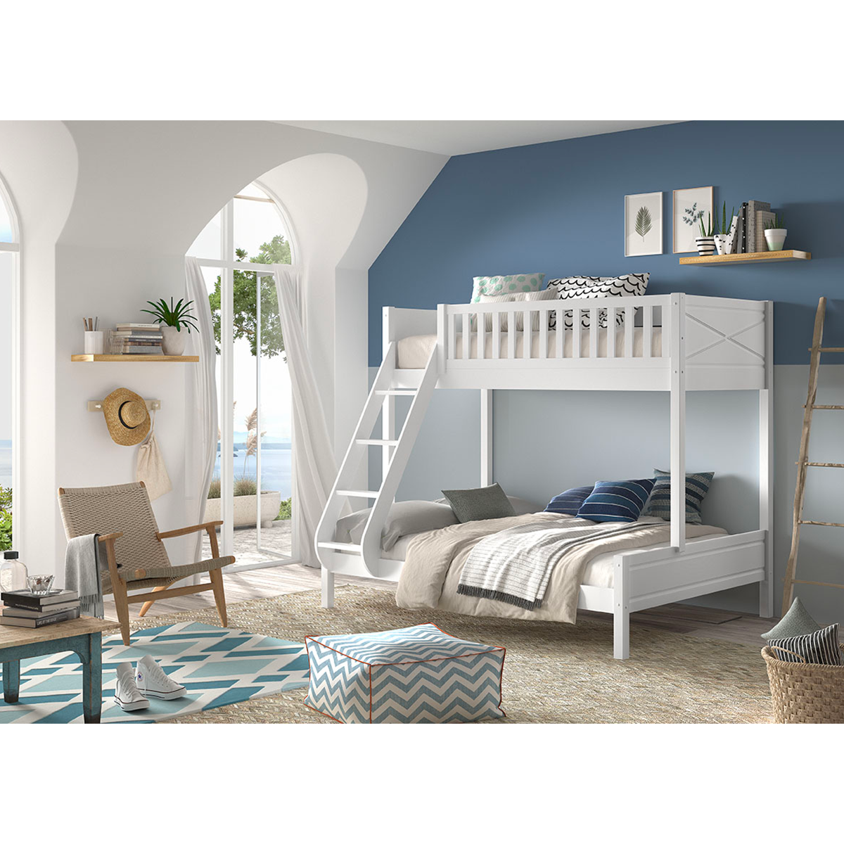 vipack_scott_blanc_lit-double_échelle-courbée_ambiance_01