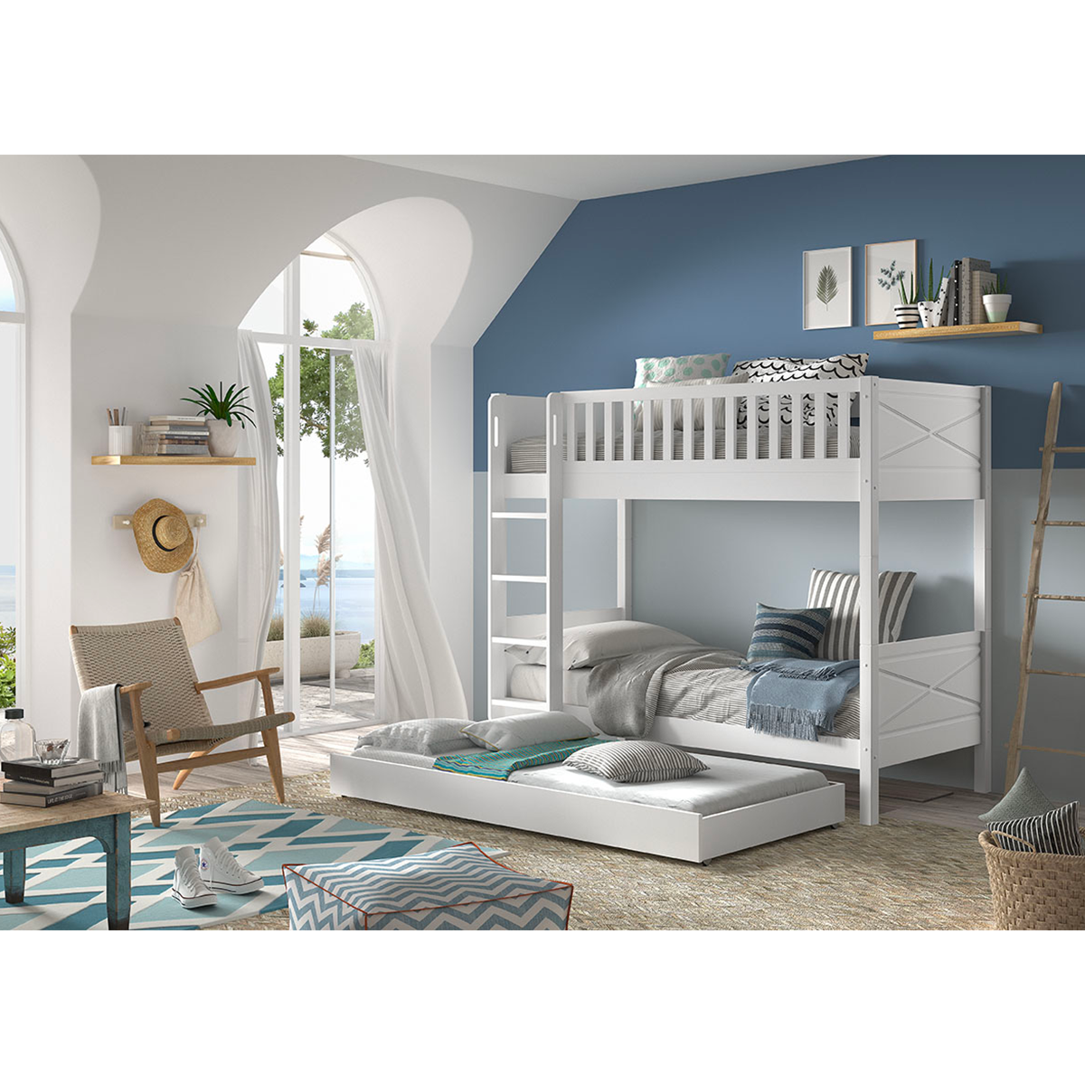 vipack_scott_blanc_lit-double_échelle-droite_ambiance_03