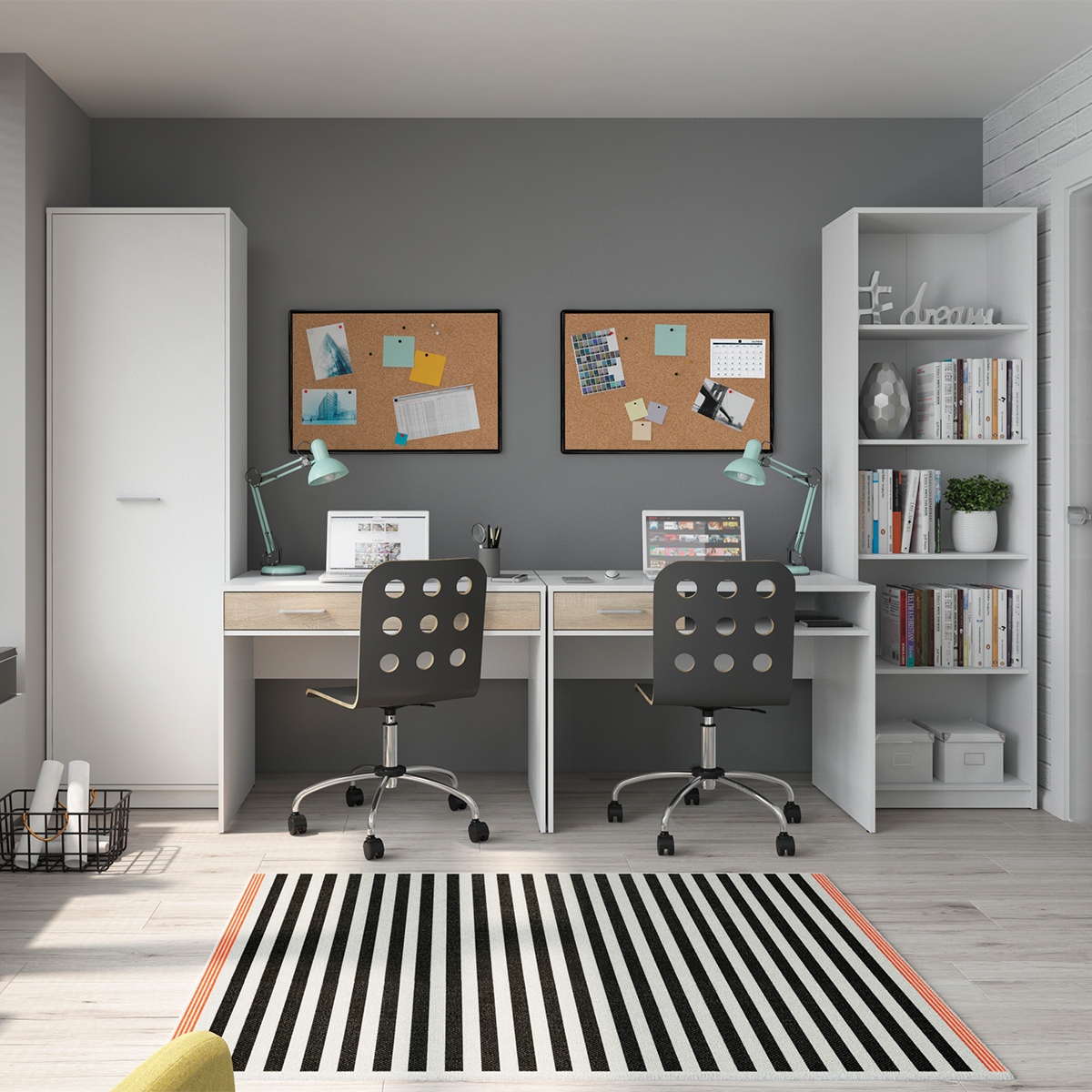 Ewen_blanc_bois__bureau_1tiroir_4