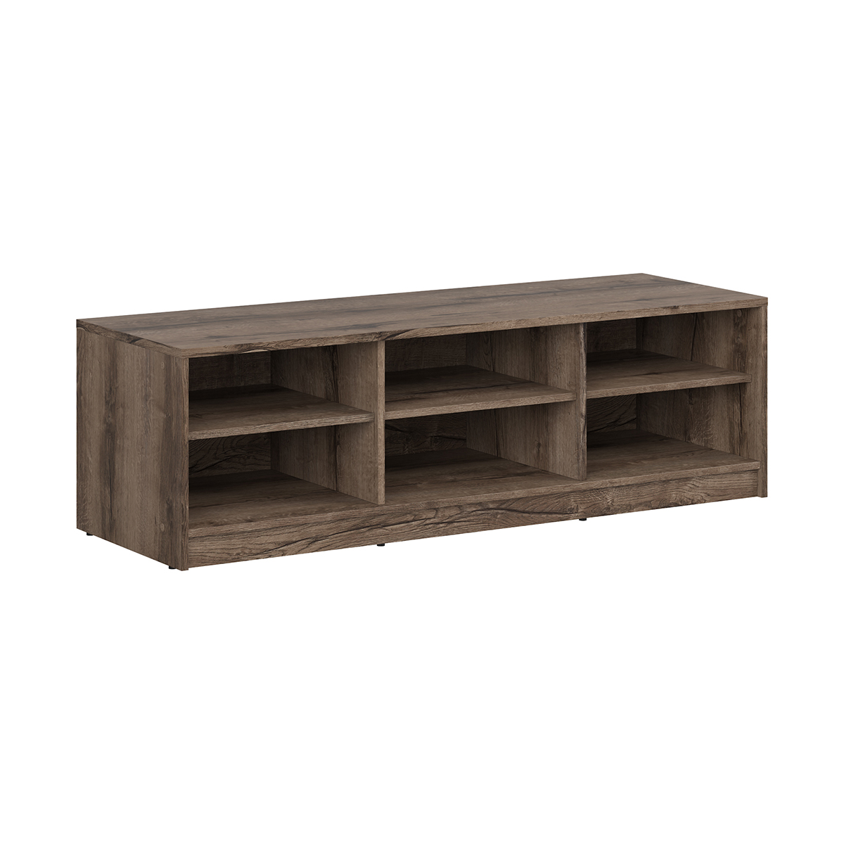 Meuble TV 138 cm Ewen Bois foncé