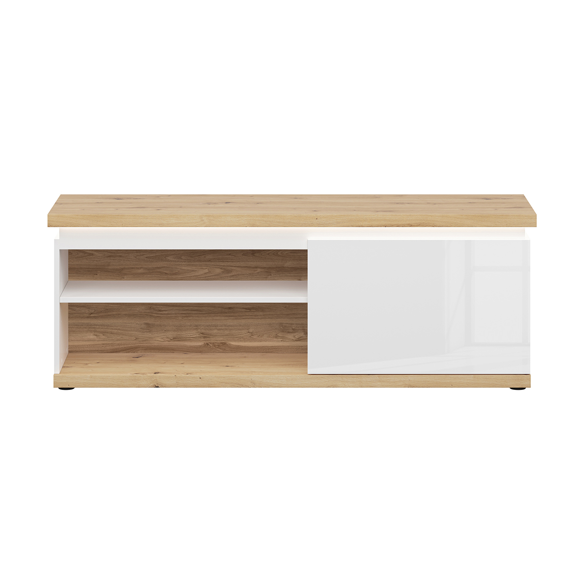 Ilyes_blanc_bois_meuble_TV_1porte_2