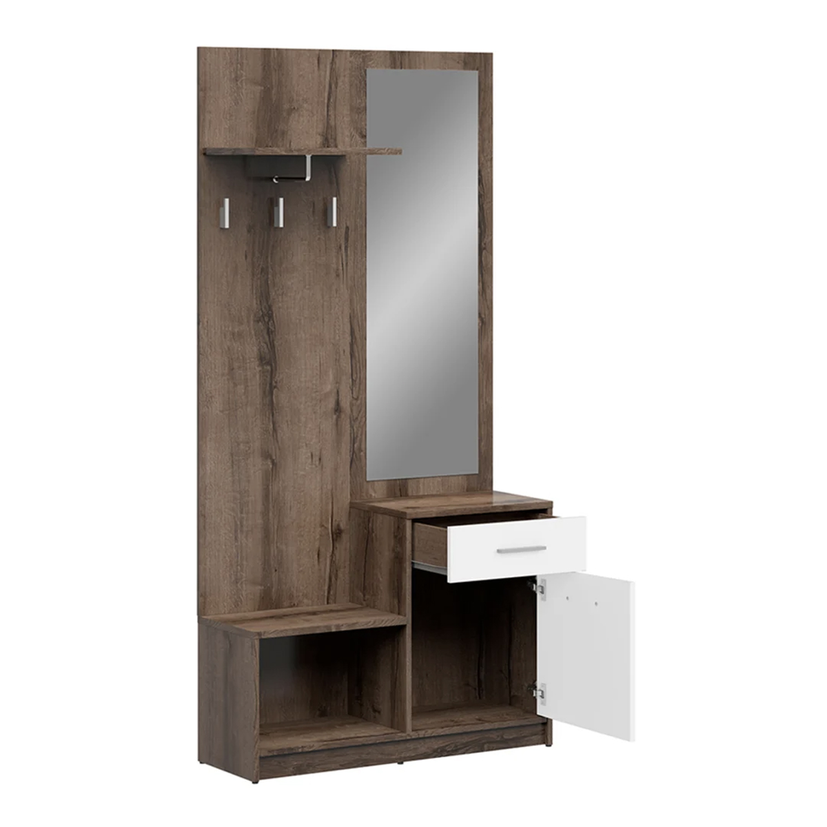Ewen_bois_fonce_blanc__meuble_entree_3
