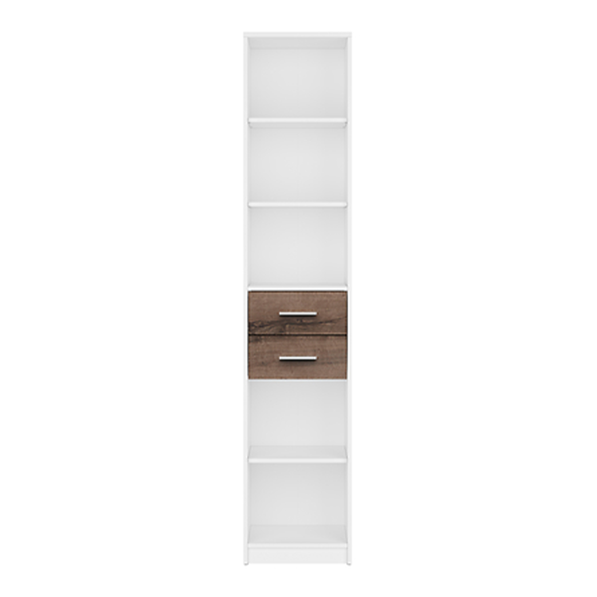 Ewen_blanc_bois_fonce__bibliotheque_2_tiroirs_3