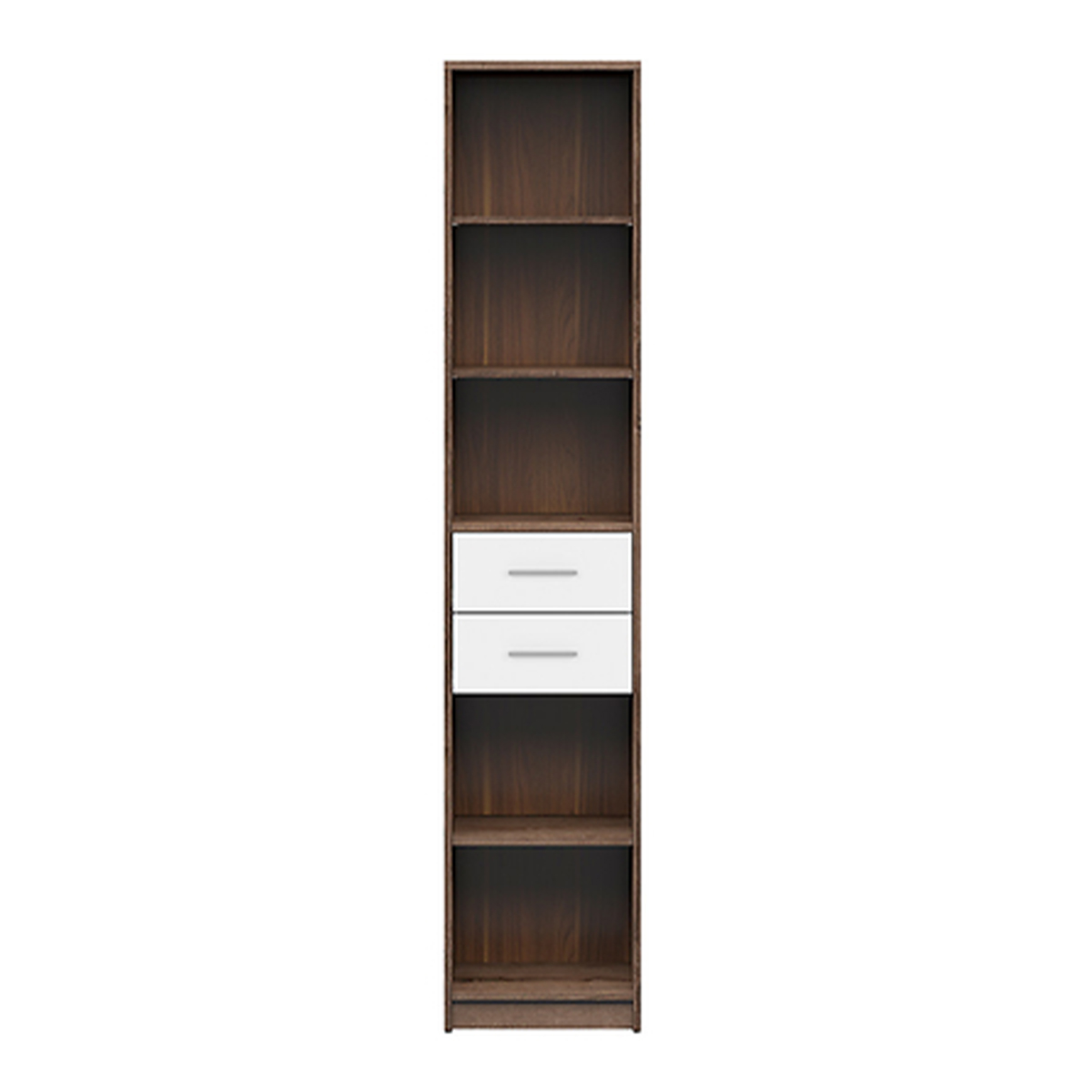 Ewen_bois_fonce_blanc__bibliotheque_2_tiroirs_2