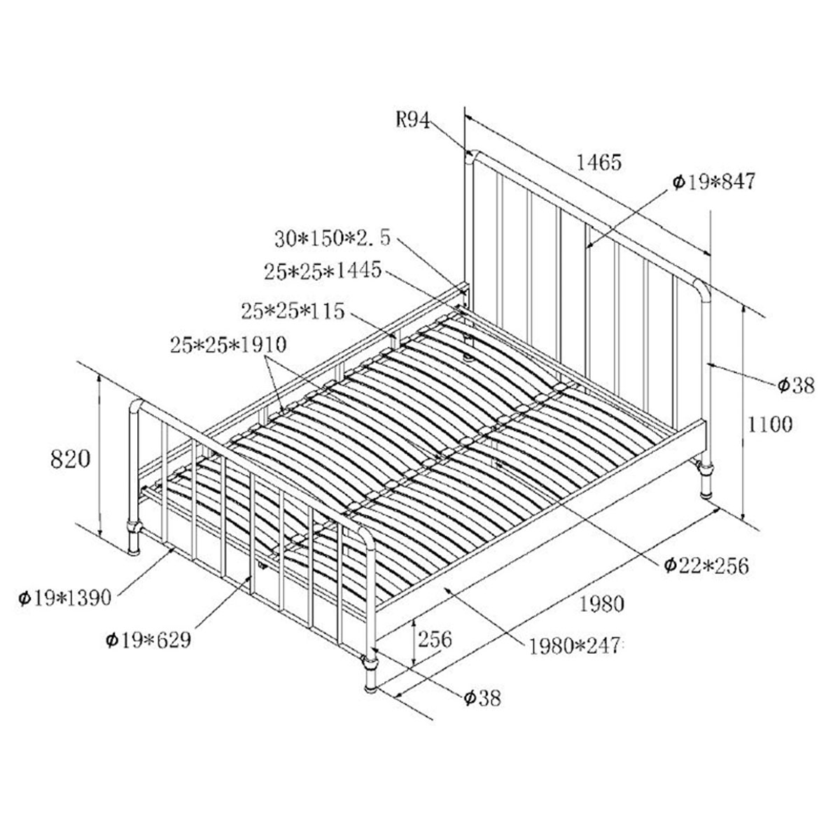 Vipack_Bronxx_lit_140_dimensions