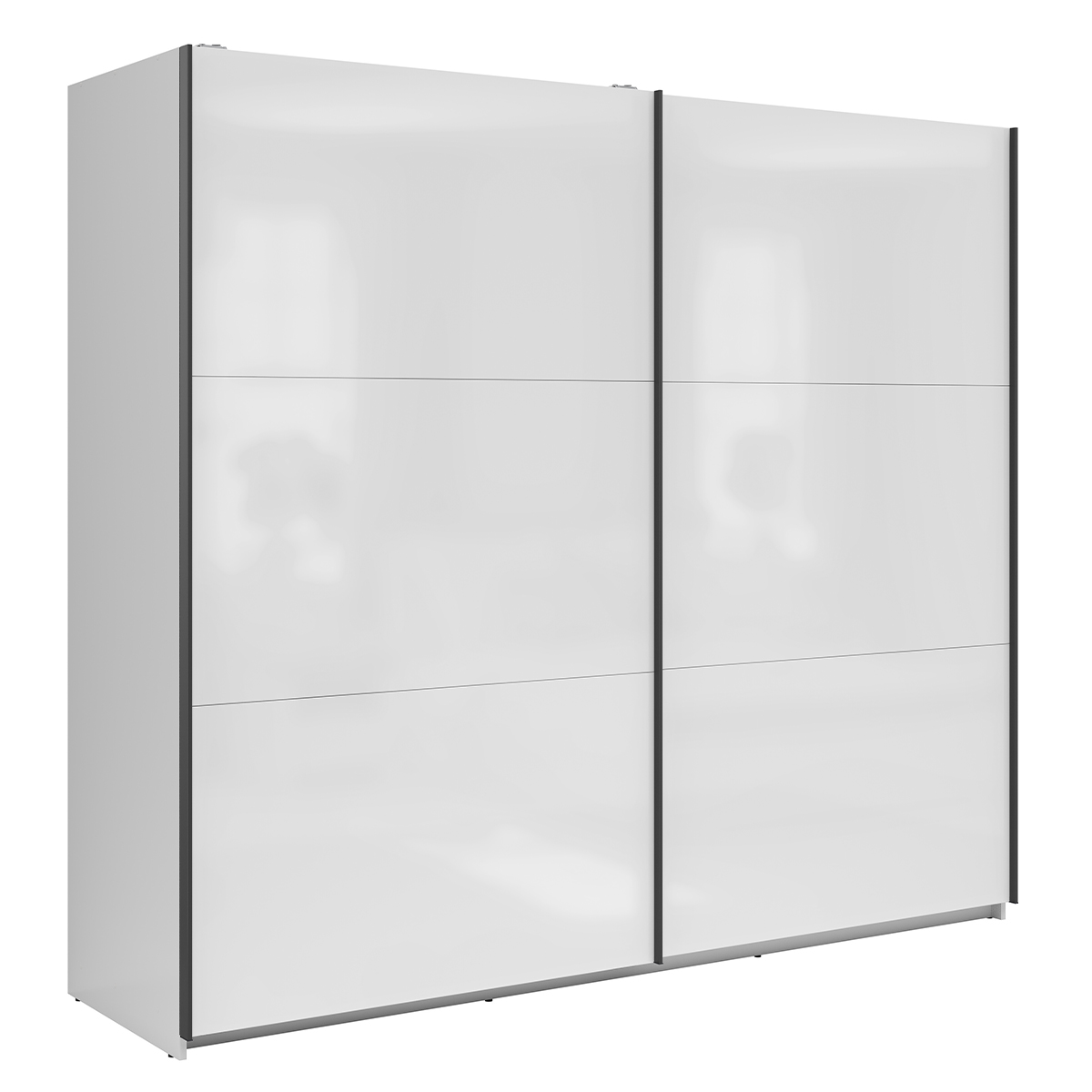 Dressing Nestor blanc module armoire 2 portes coulissantes