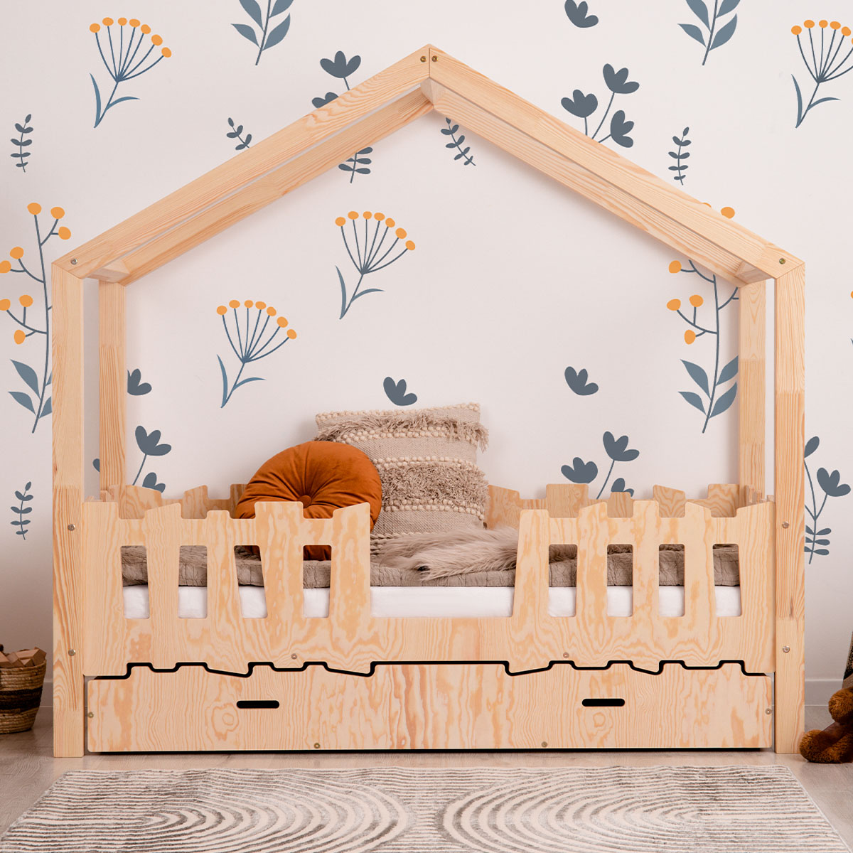 Lit cabane DP 80x160 : lit enfant - Monlitcabane