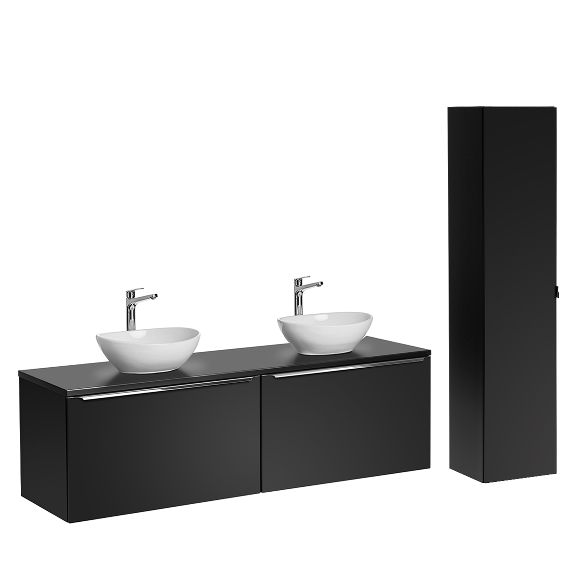 eros_noir_salle_de_bain_colonne_meuble_double_vasque_160cm