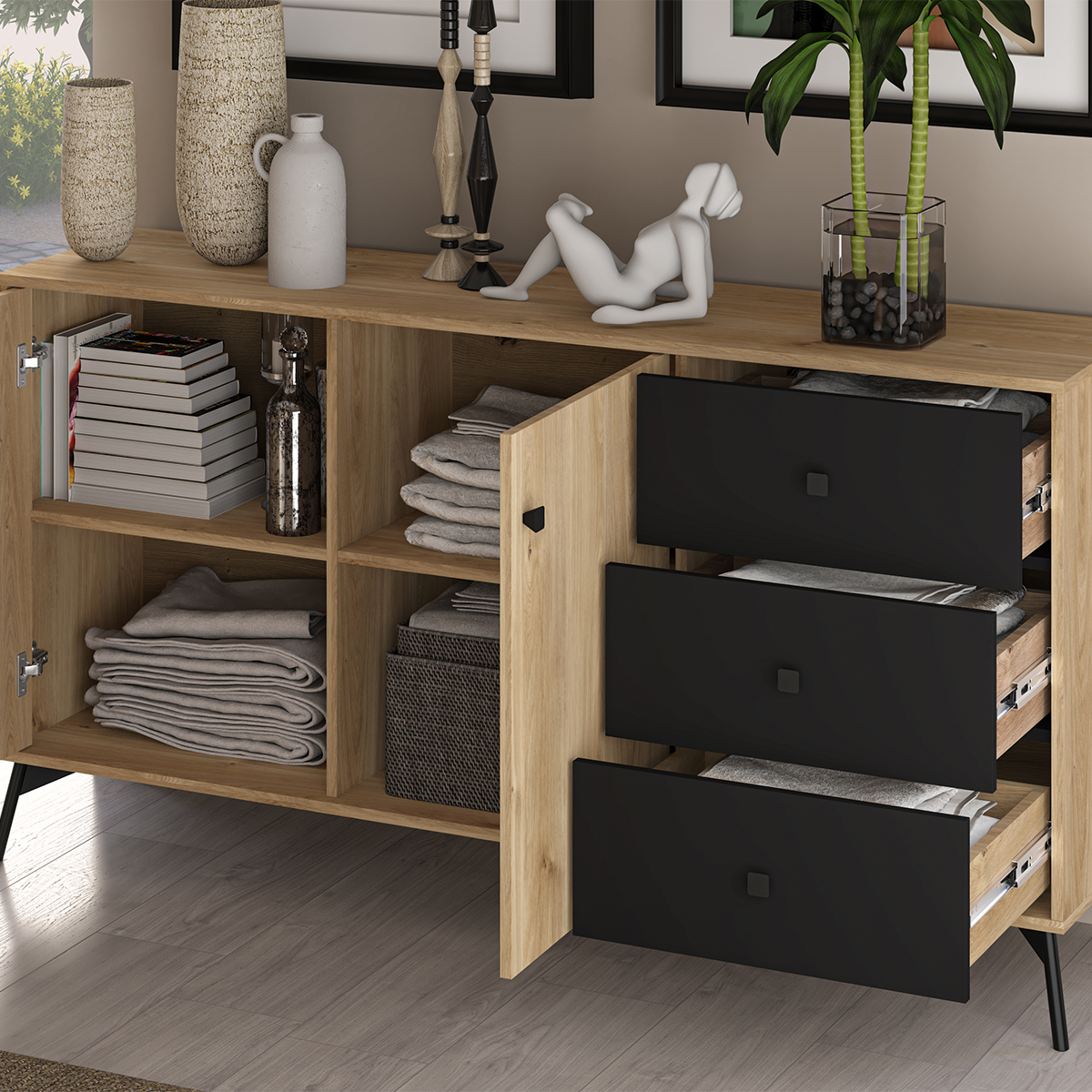 petits_meubles_elara_buffet_2_portes_3_tiroirs_bois_noir_F