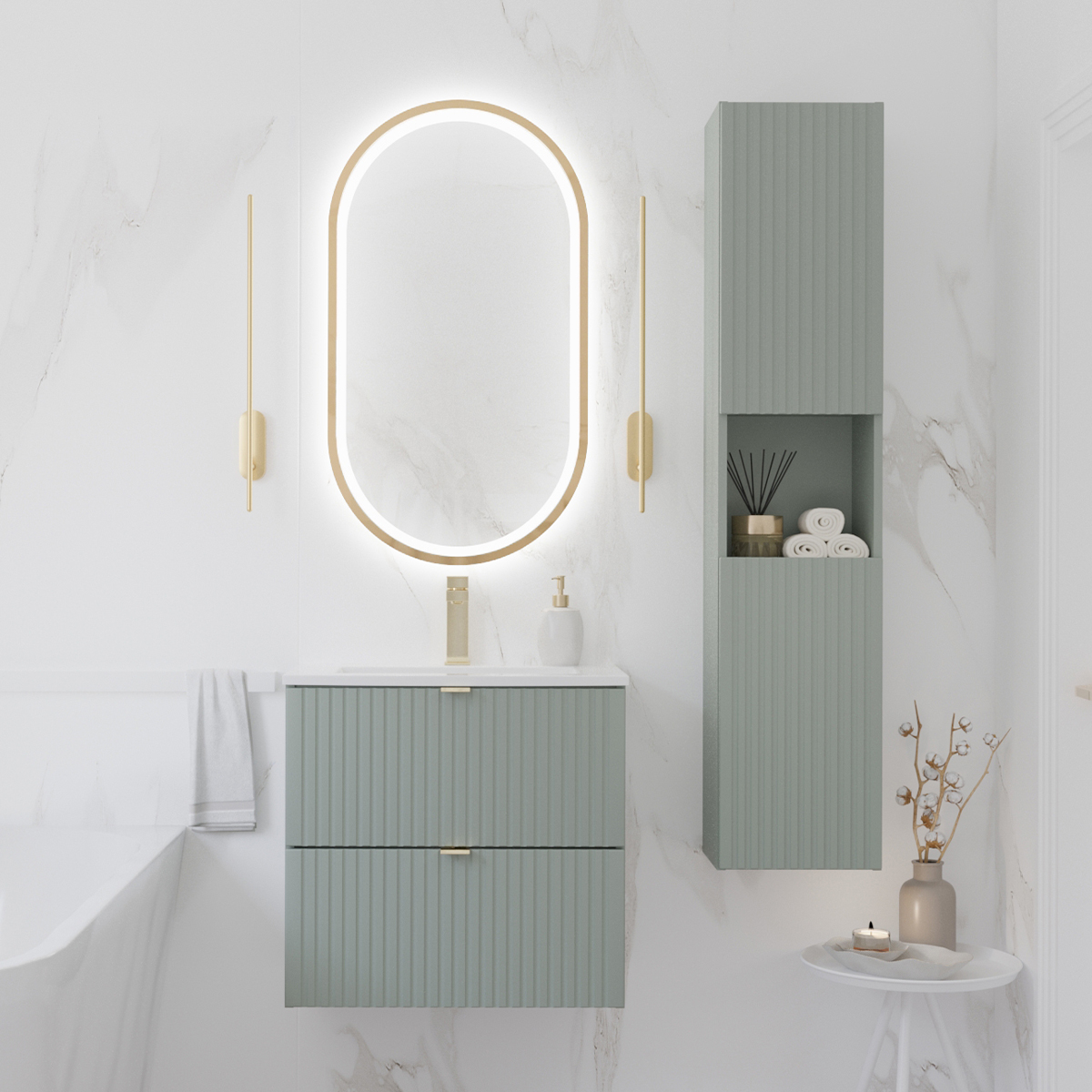 jade_vert_salle_de_bain_detail_meuble_vasque_encastree copie