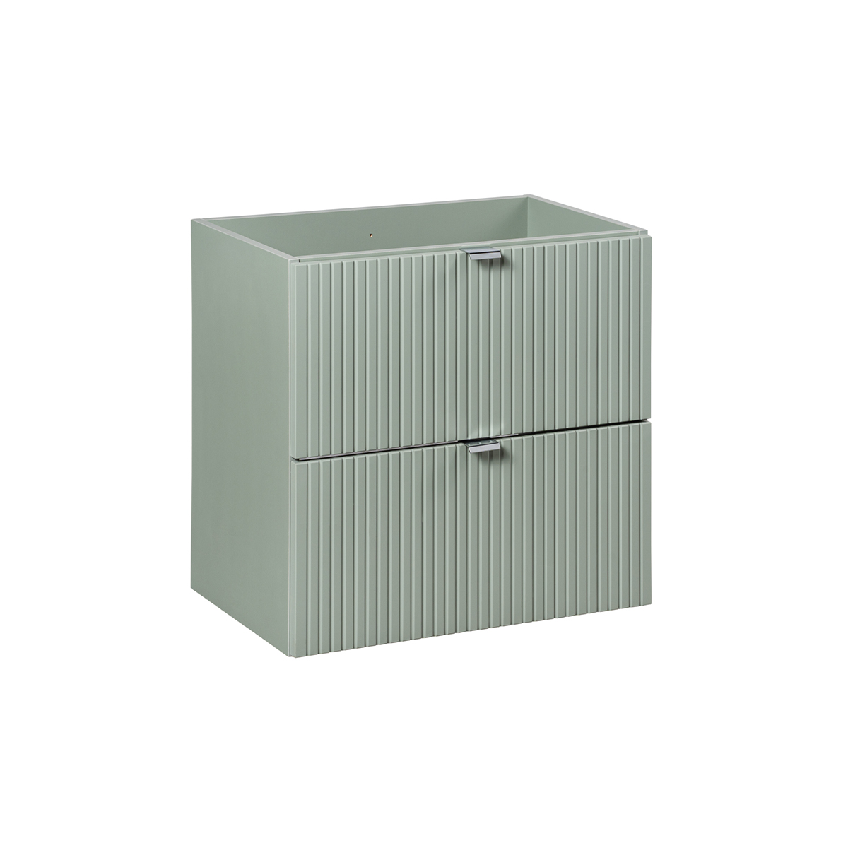 Meuble sous-vasque 60cm 2 tiroirs Jade Vert