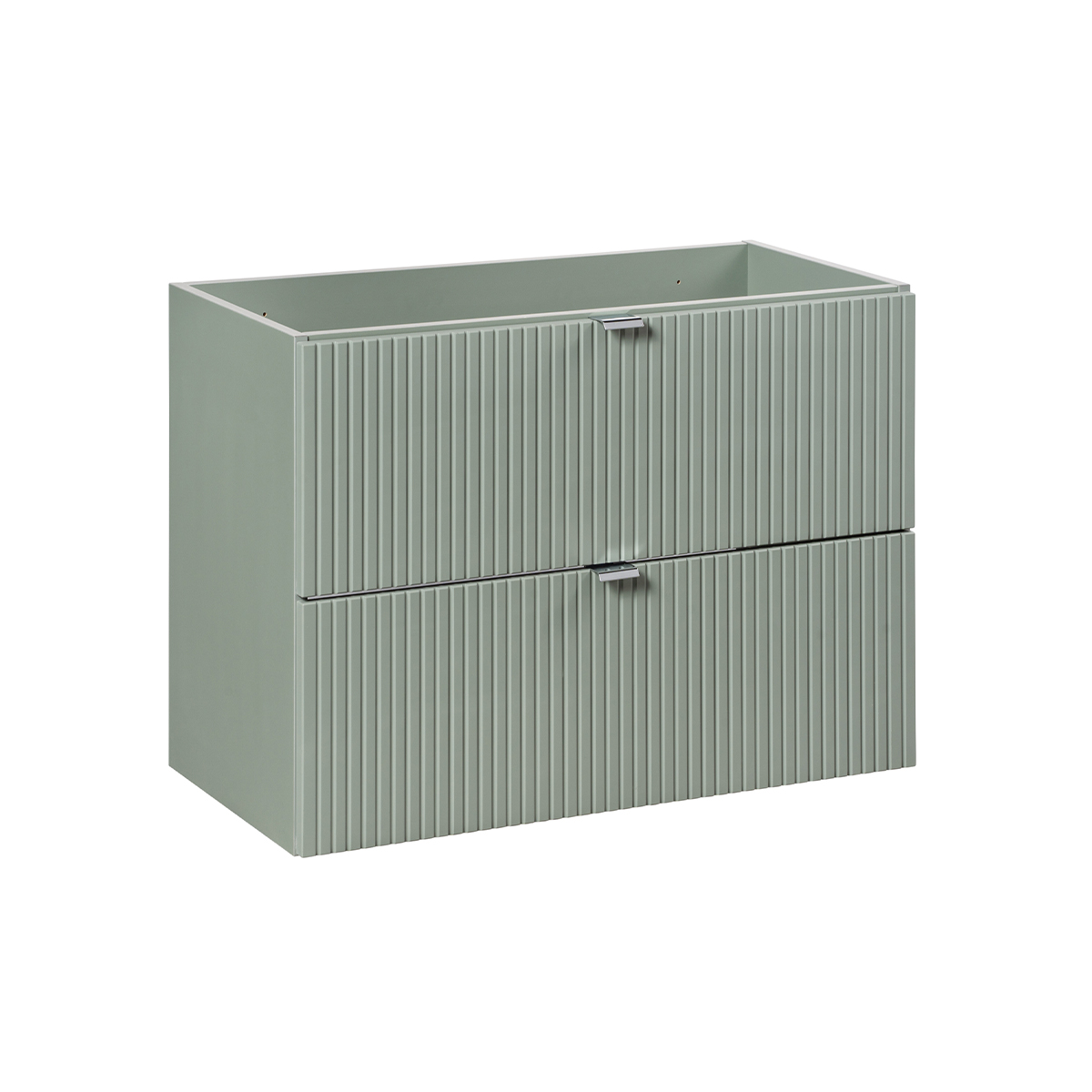 Meuble sous-vasque 80cm 2 tiroirs Jade Vert