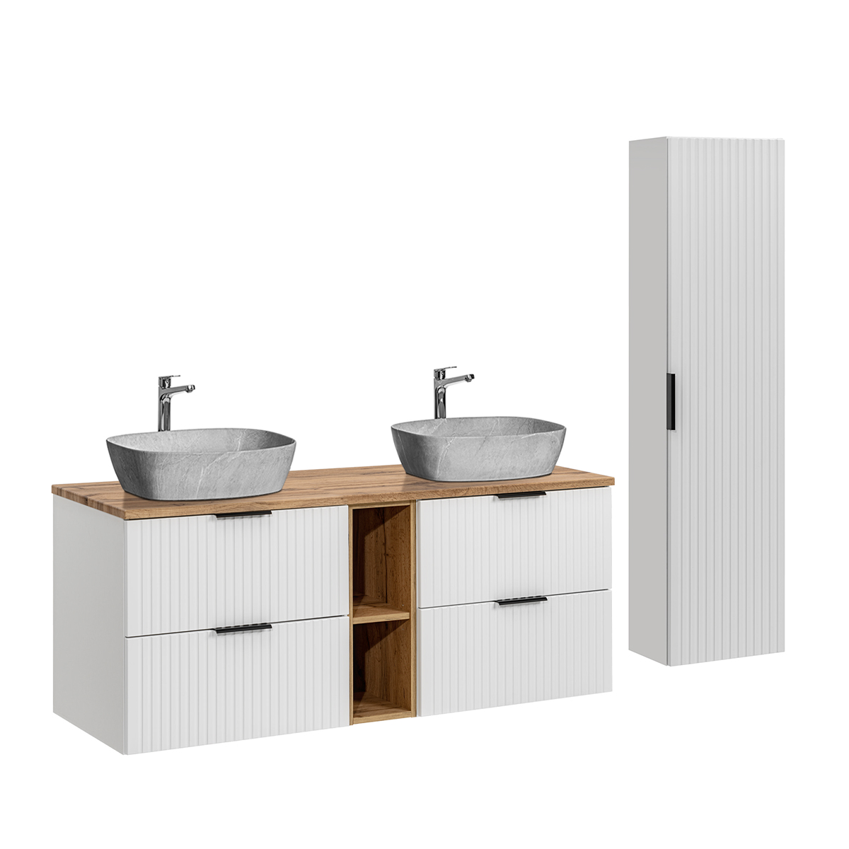 adriel-blanc-salle-de-bain-meuble-double-vasque-140cm-colonne-rack-gaia-pierre-2