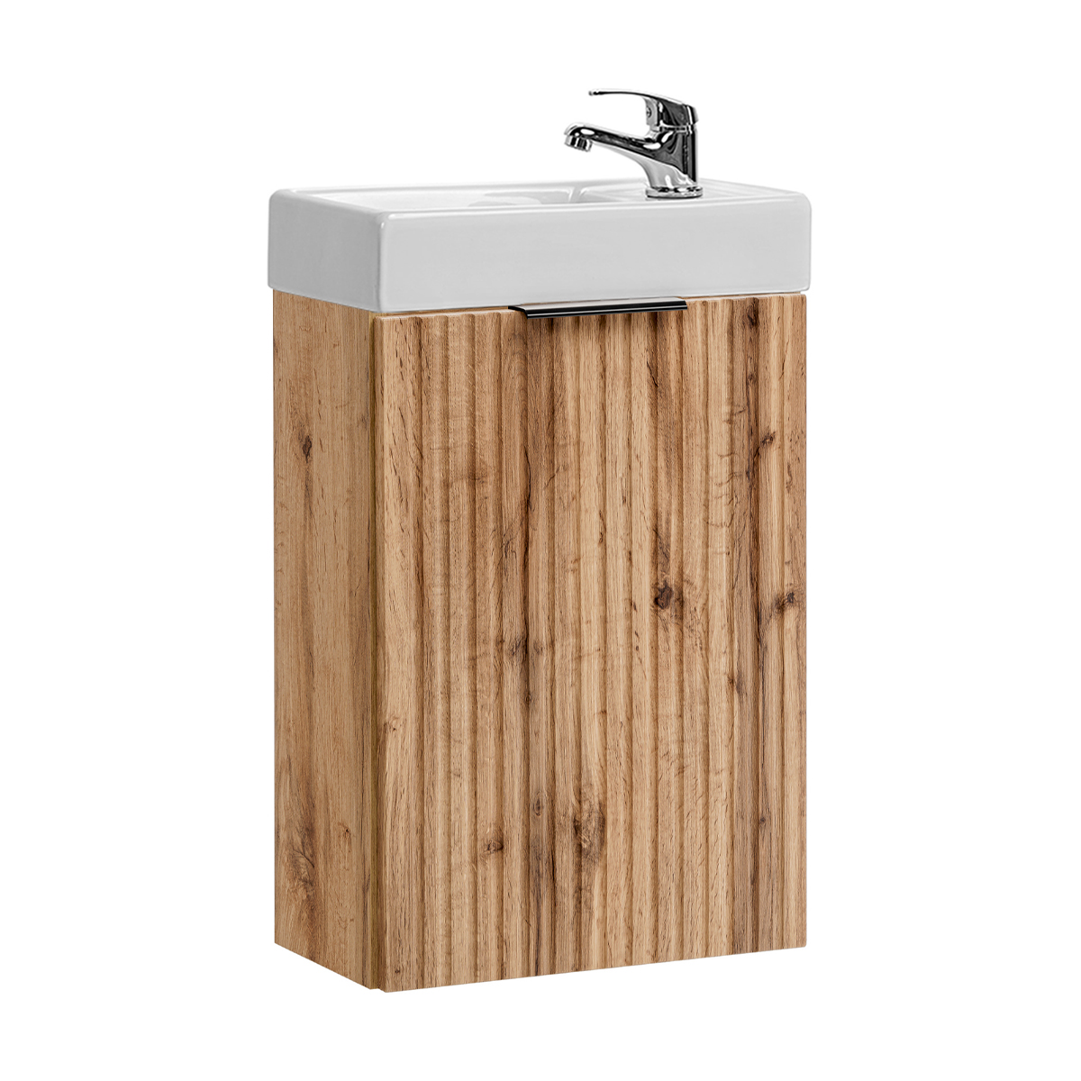 Meuble lave-mains 40cm 1 porte Adriel Bois