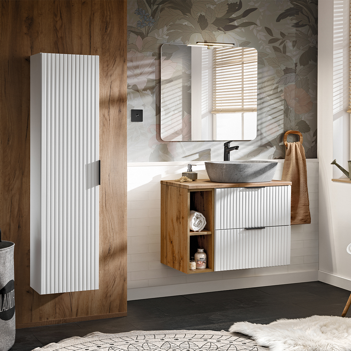 adriel-blanc-salle-de-bain-meuble-vasque-ambiance-80cm-colonne-rack-gaia-80cm-pierre