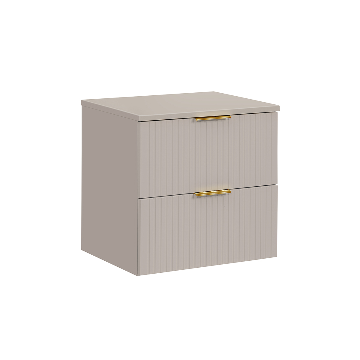 Meuble sous-vasque 60cm plan de toilette Adriel Cachemire