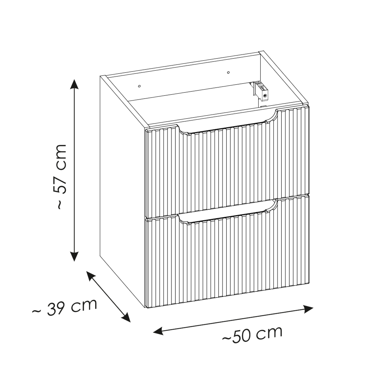 riva-salle-de-bain-50cm-meuble-sous-vasque-2-tiroirs-dimensions