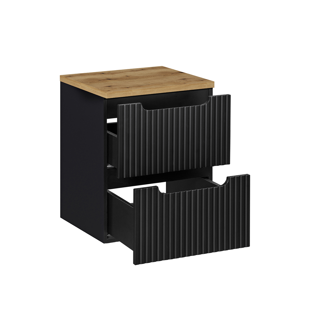 riva-noir-salle-de-bain-50cm-meuble-sous-vasque-plan-bois-2-tiroirs-2