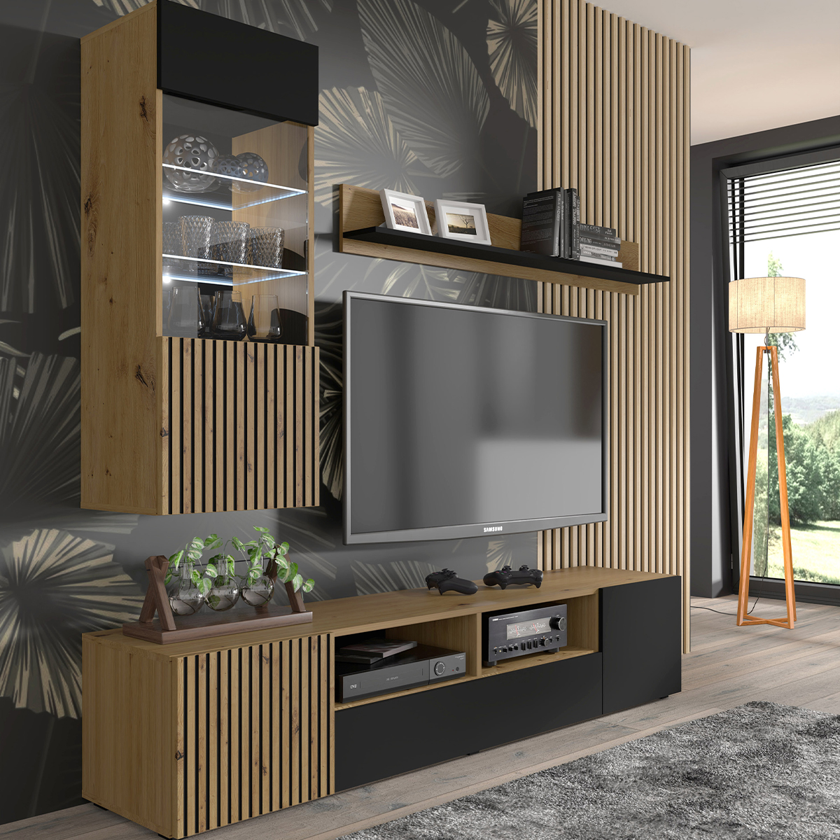 Nera_bois_noir_meuble_TV_200cm_3