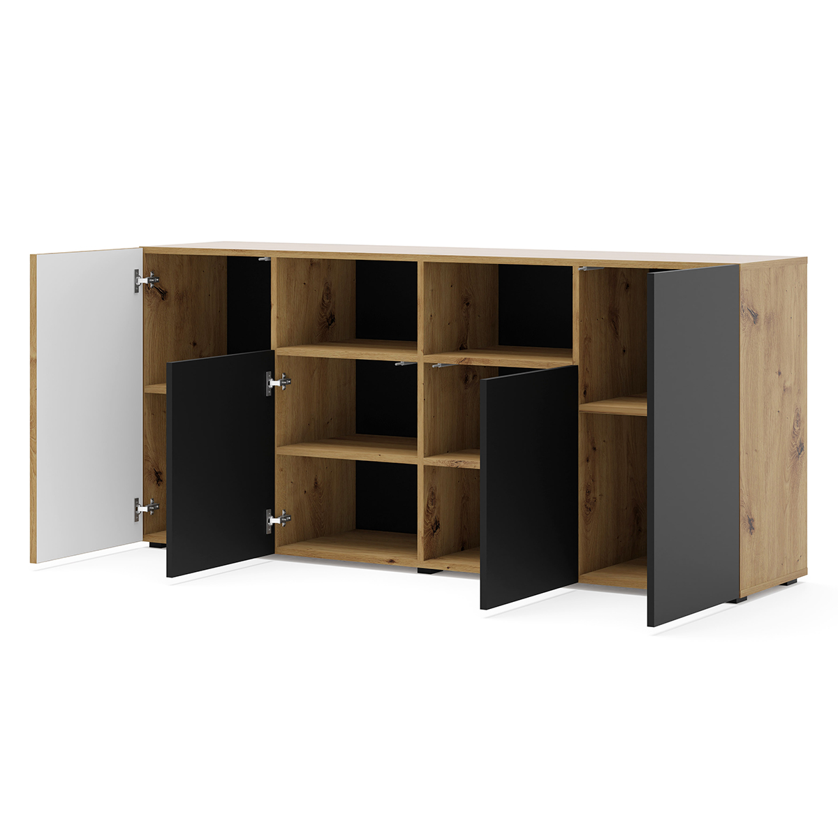Nera_bois_noir_buffet_4portes_2