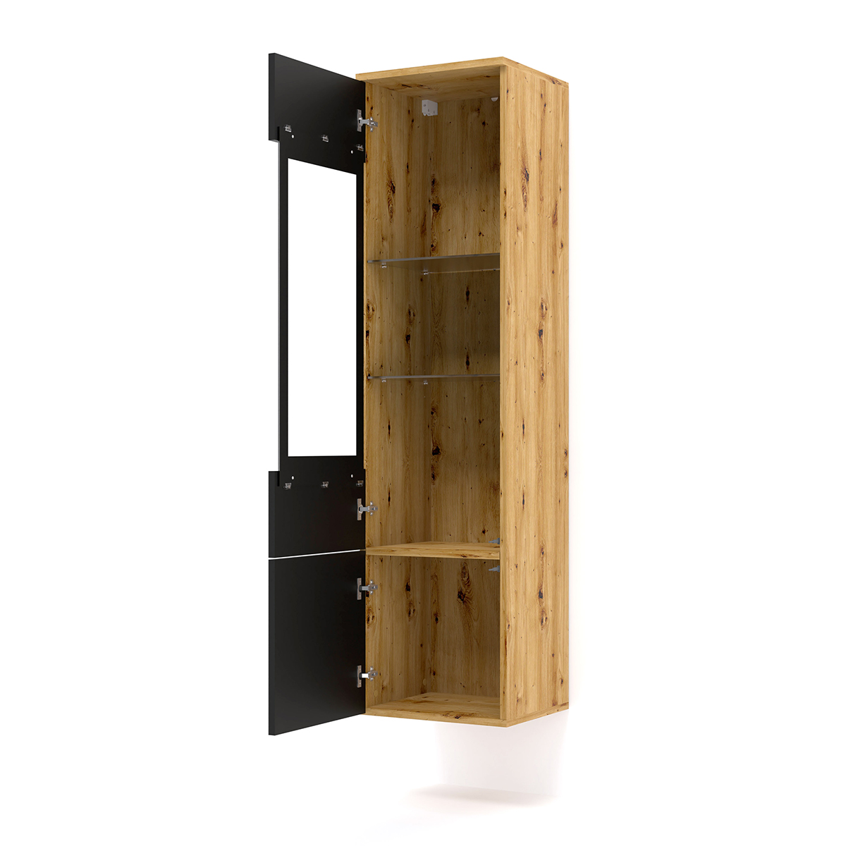 Aurus_bois_noir_vitrine_1porte_4