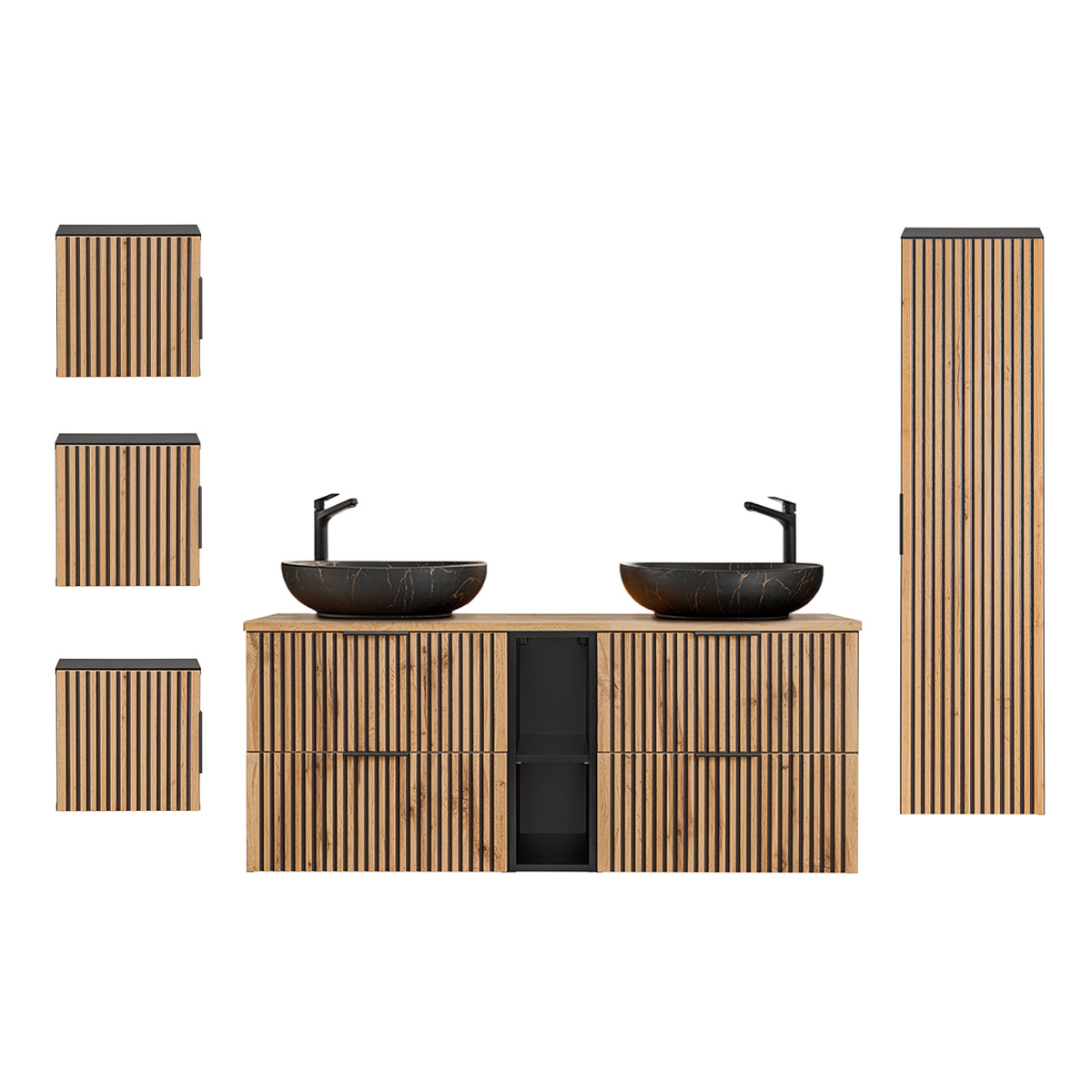 gaia_bois_salle_de_bain_pack_140_meuble_double_vasque_mona_1_colonne_3_petites_colonnes_1
