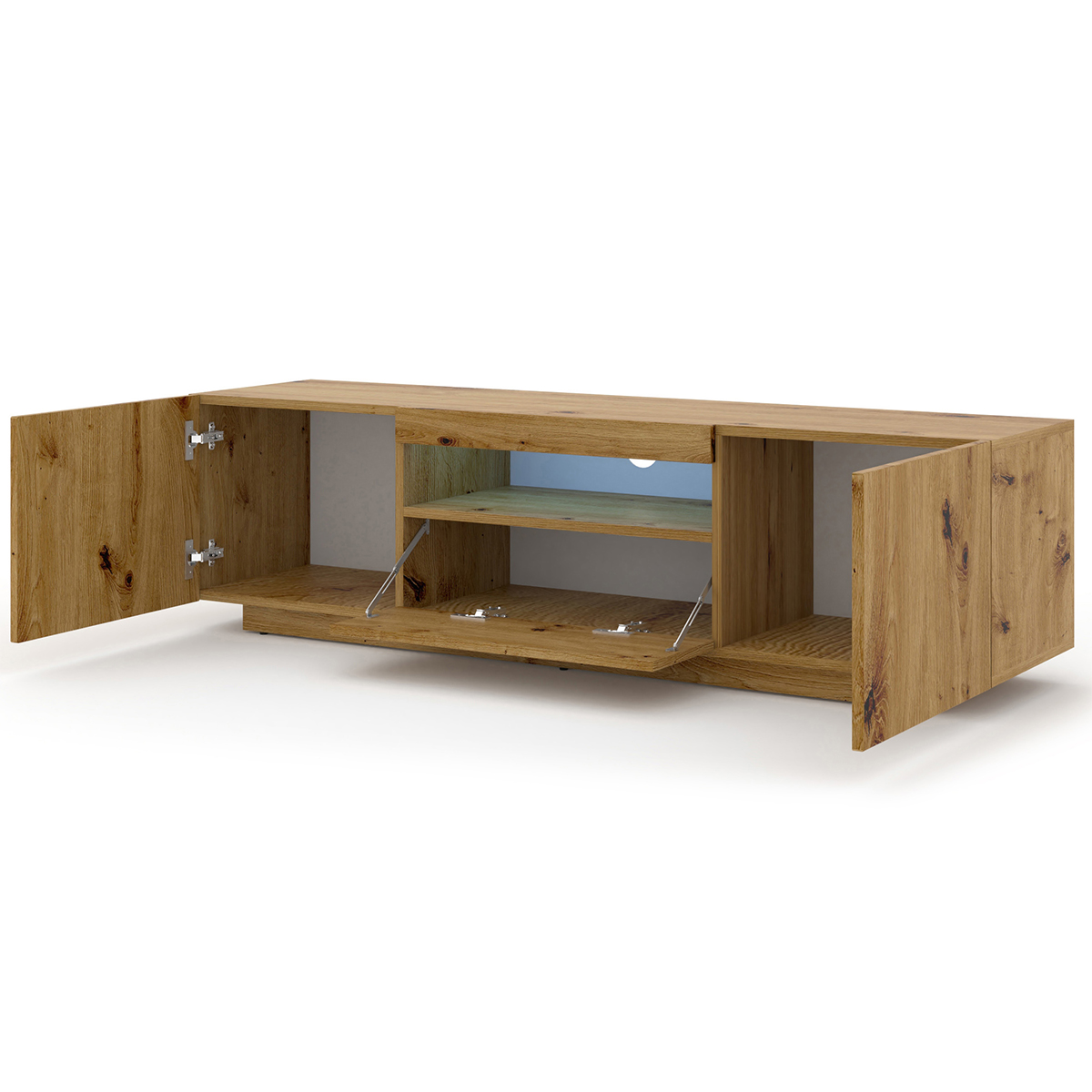 Aurus_bois_meubleTV_150cm_LED_2