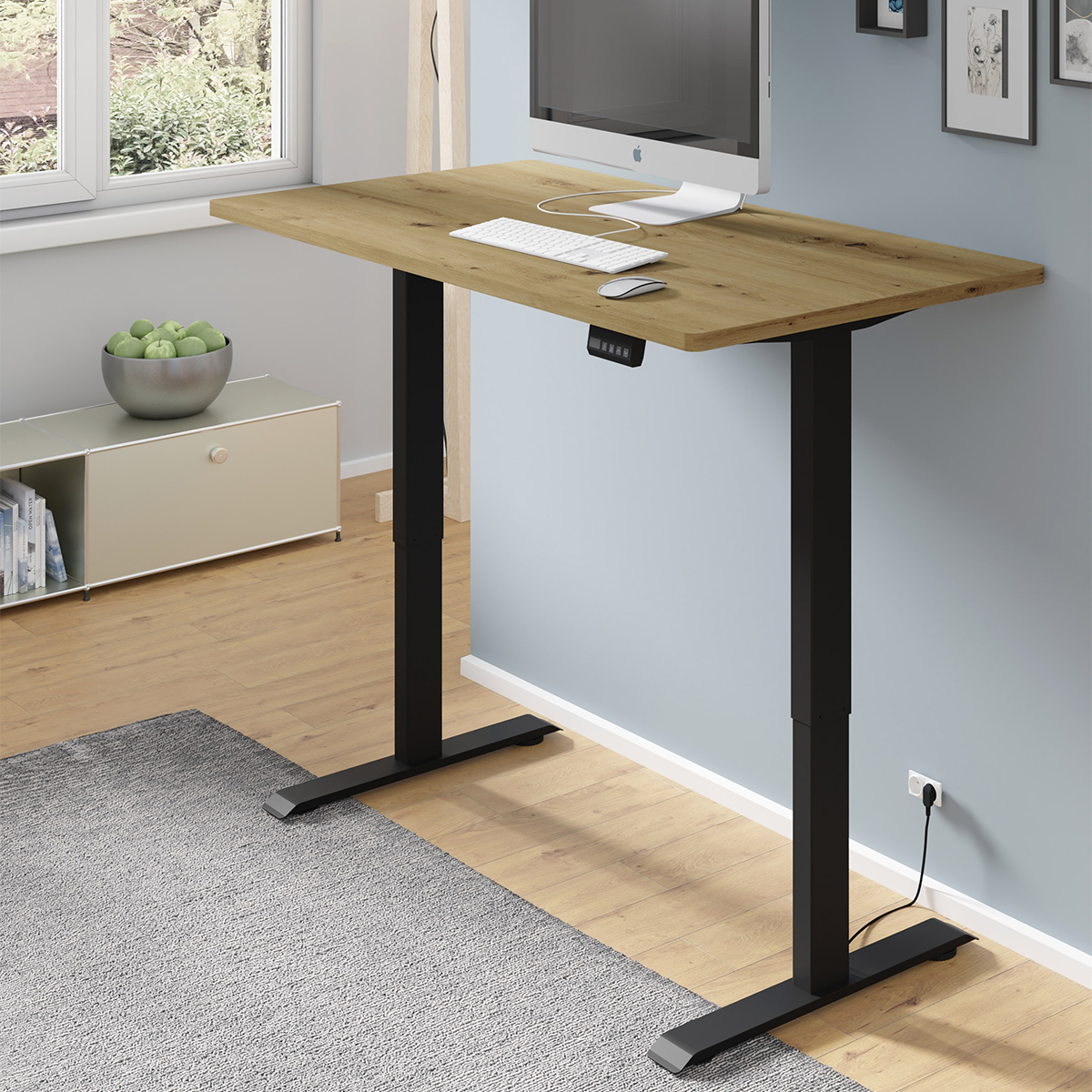Ergo_bois_noir_bureau_140cm_ambiance_3