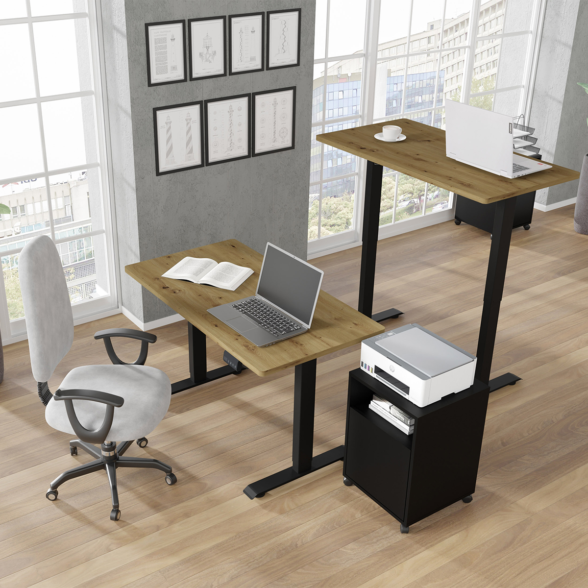 Ergo_bois_noir_bureau_120cm_ambiance_1