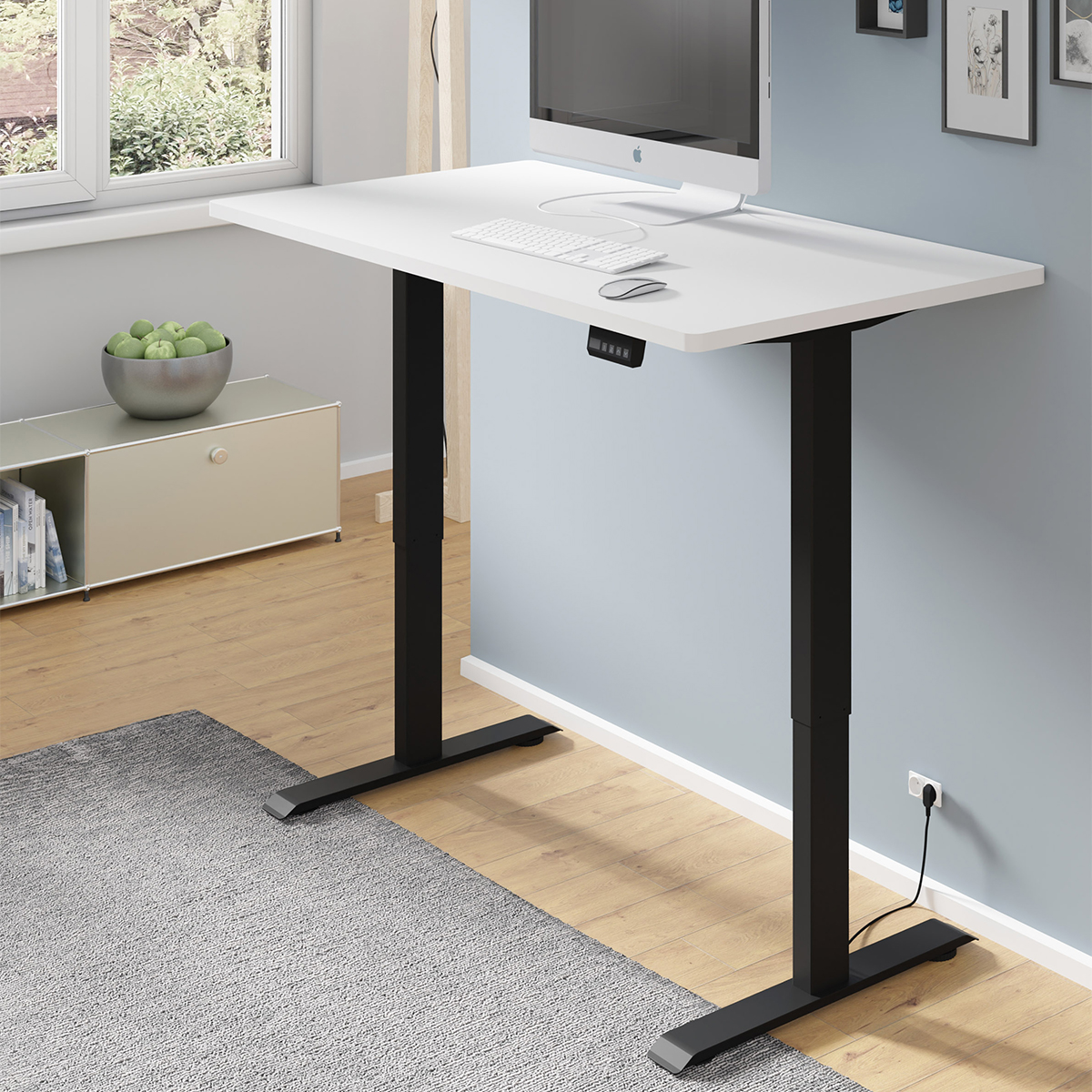 Ergo_blanc_noir_bureau_140cm_ambiance_3