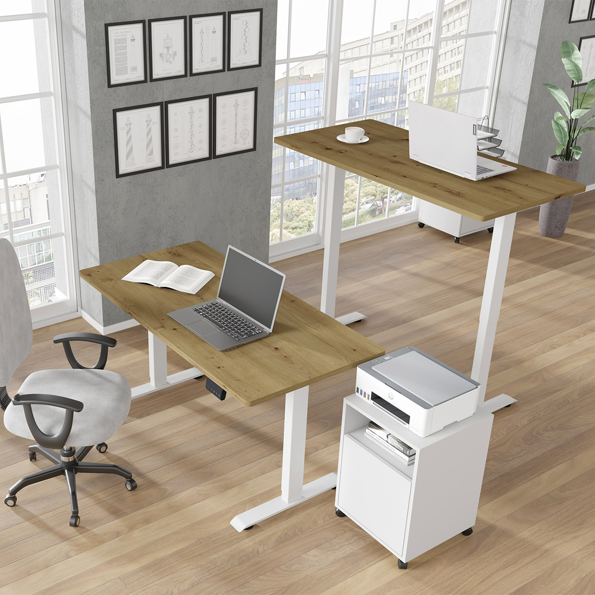 Ergo_blanc_bois_bureau_140cm_ambiance_1