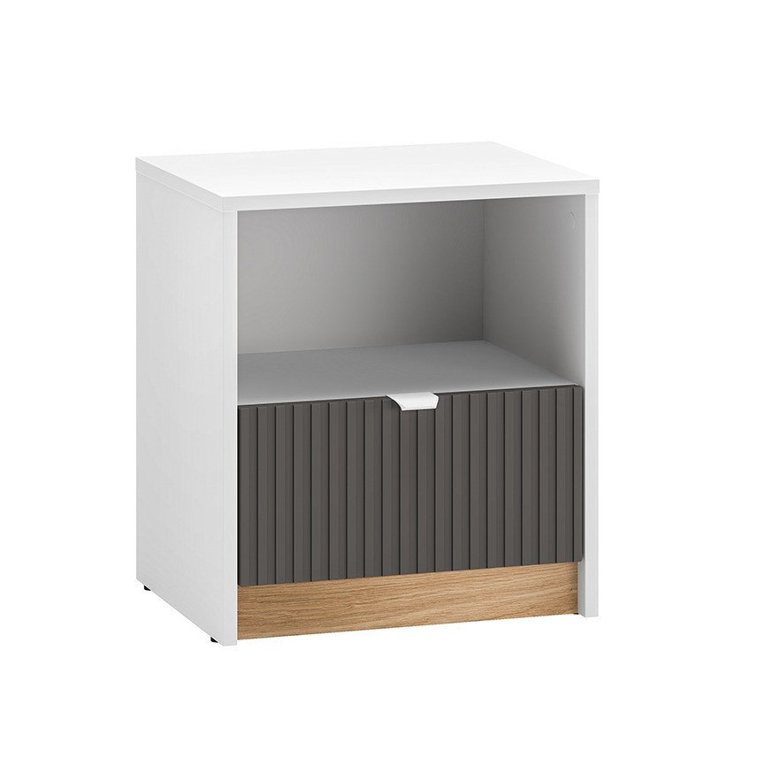Chevet 1 tiroir Ronan Blanc